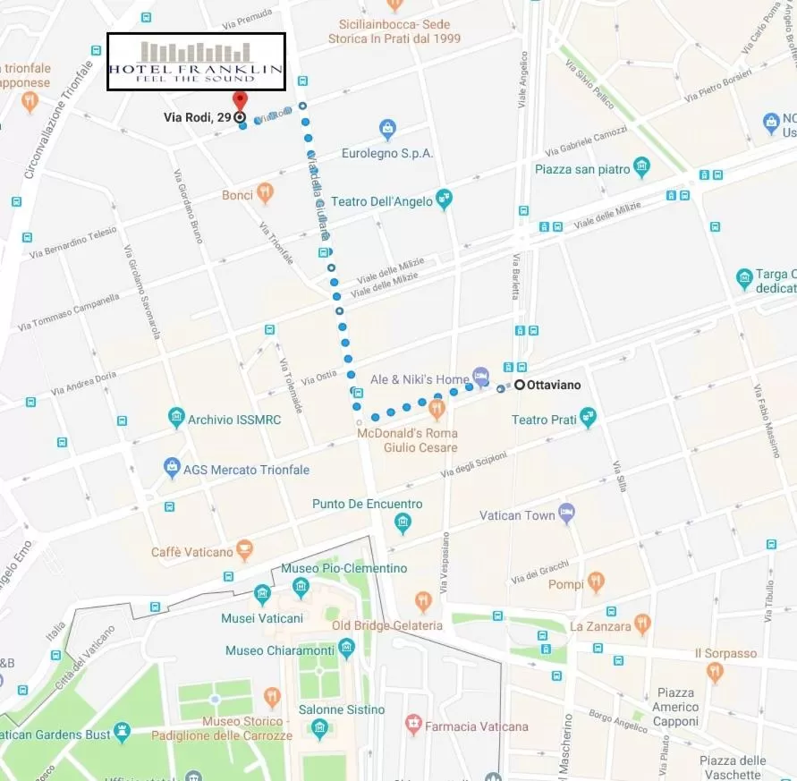 On site in Hotel Franklin Feel The Sound