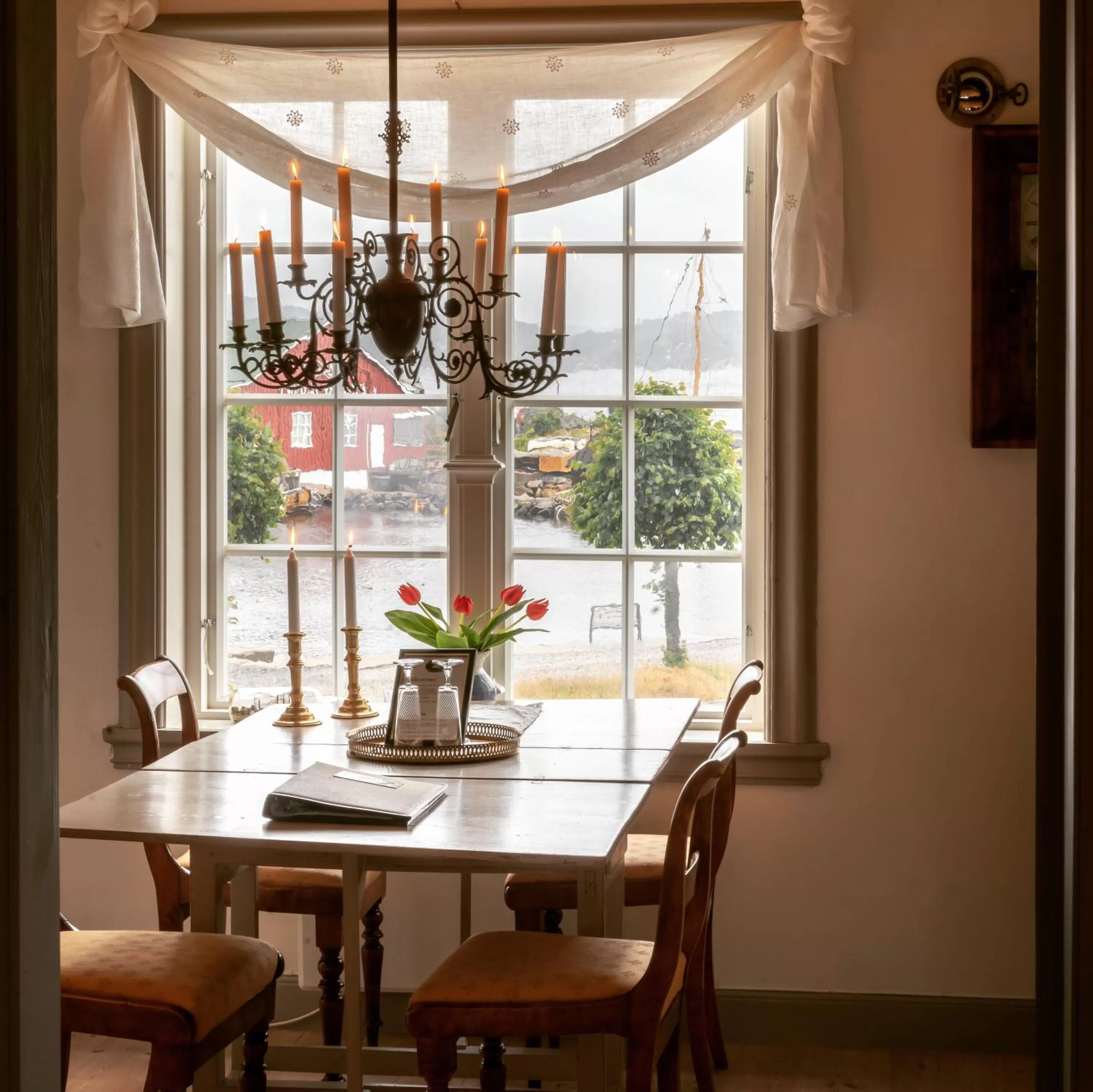 Dining area in Det Lille Hotel