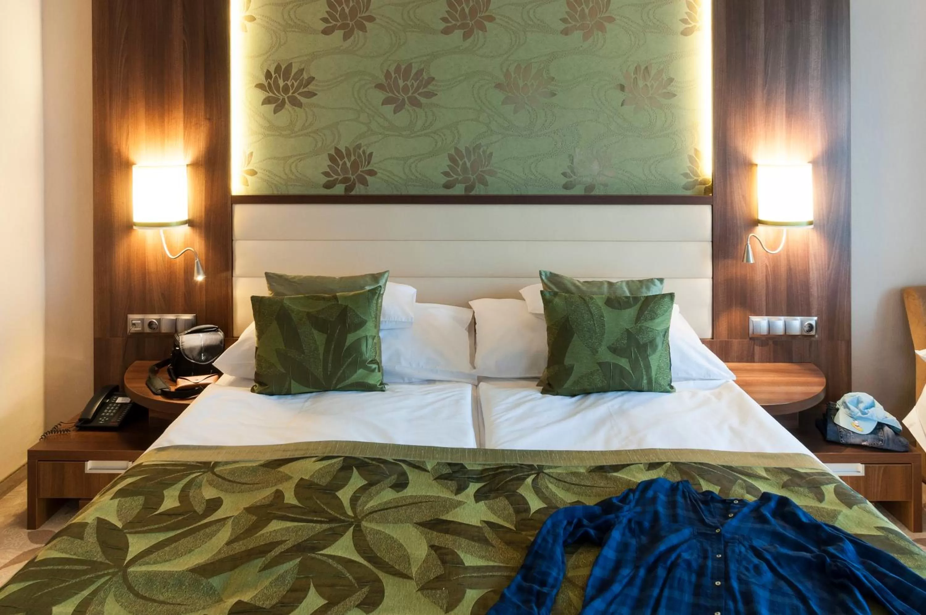 Bed in Hotel Wellamarin