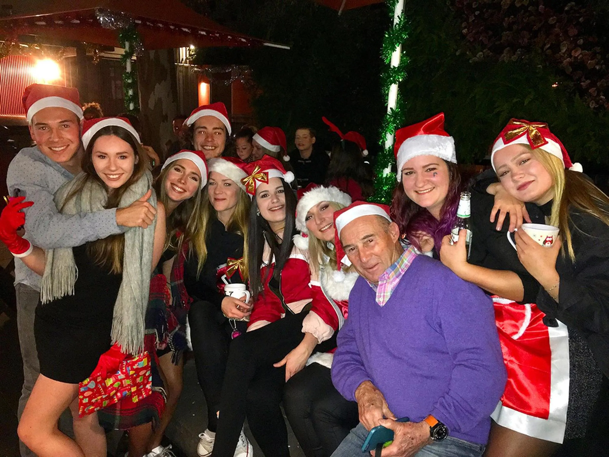 Inner courtyard view in Original Backpackers