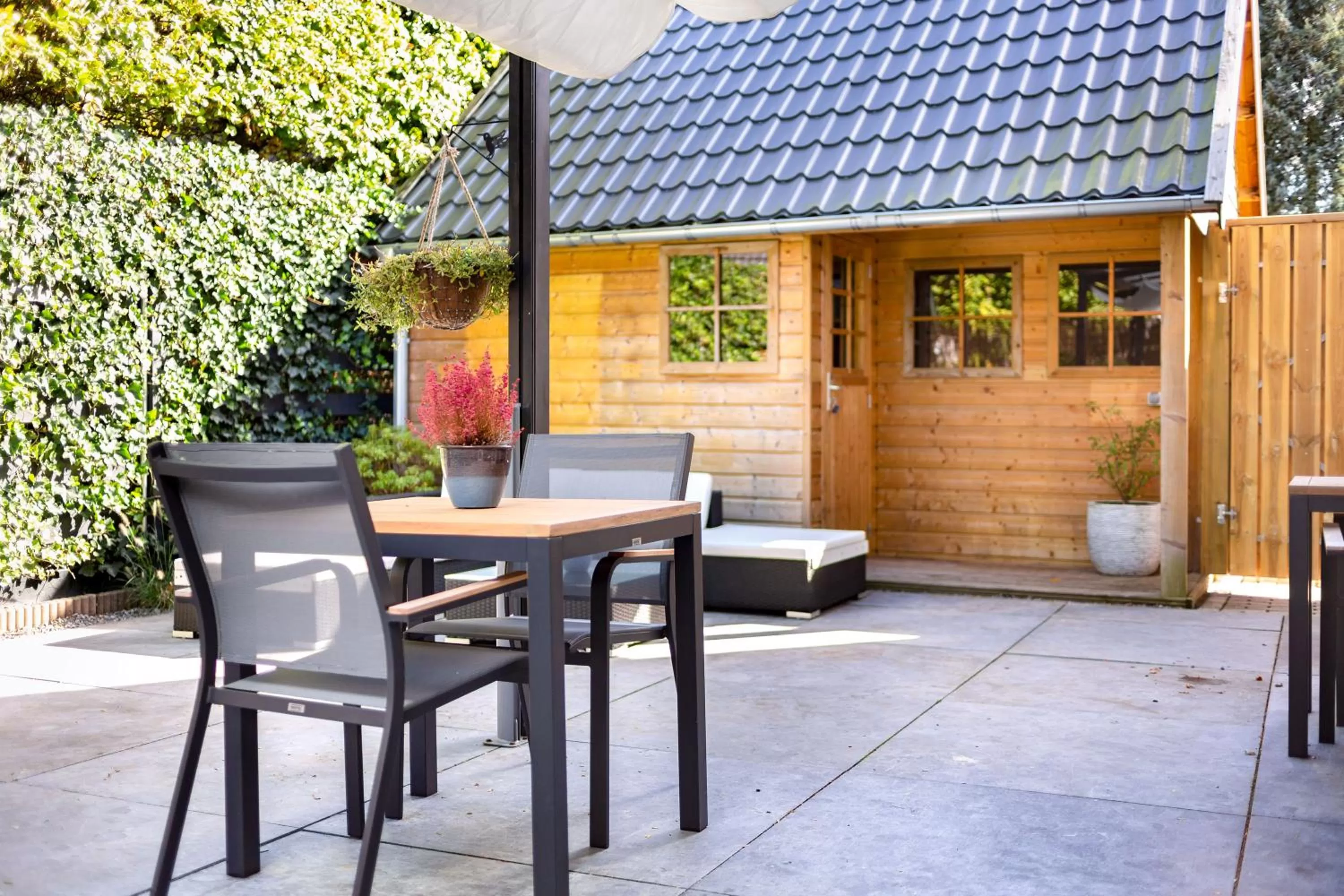 Garden in B&B De Mansarde