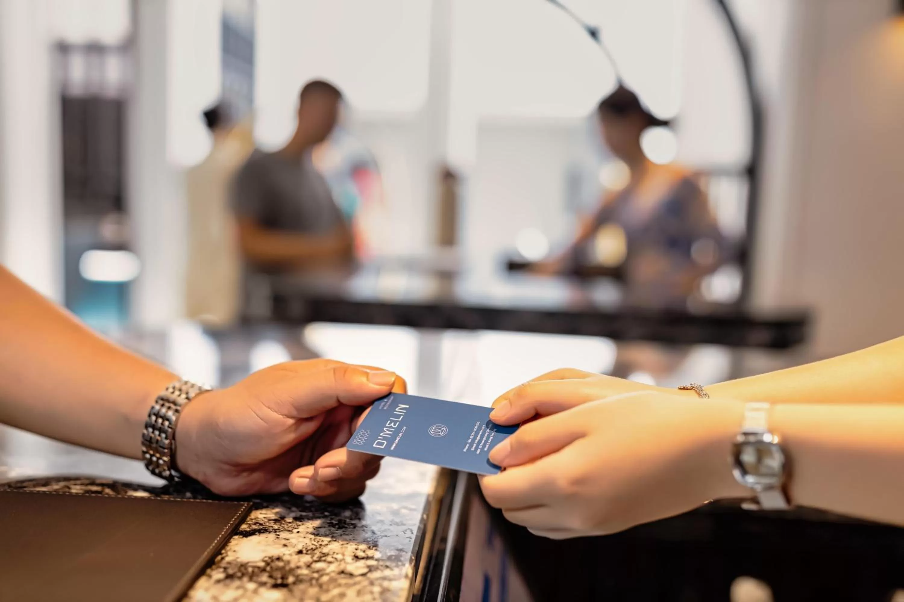 Lobby or reception in Hotel DMelin