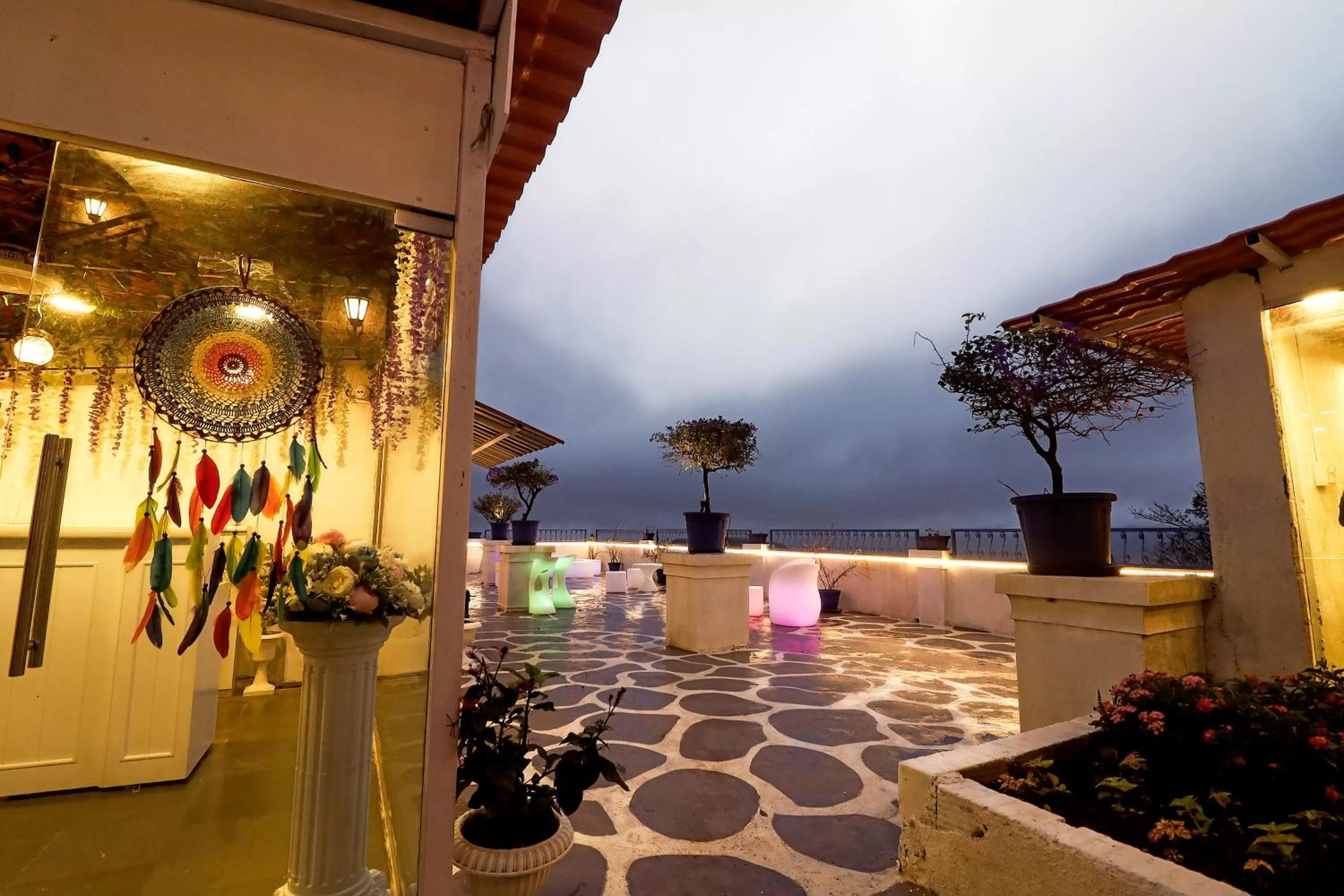 Patio in Hotel Greek Glory