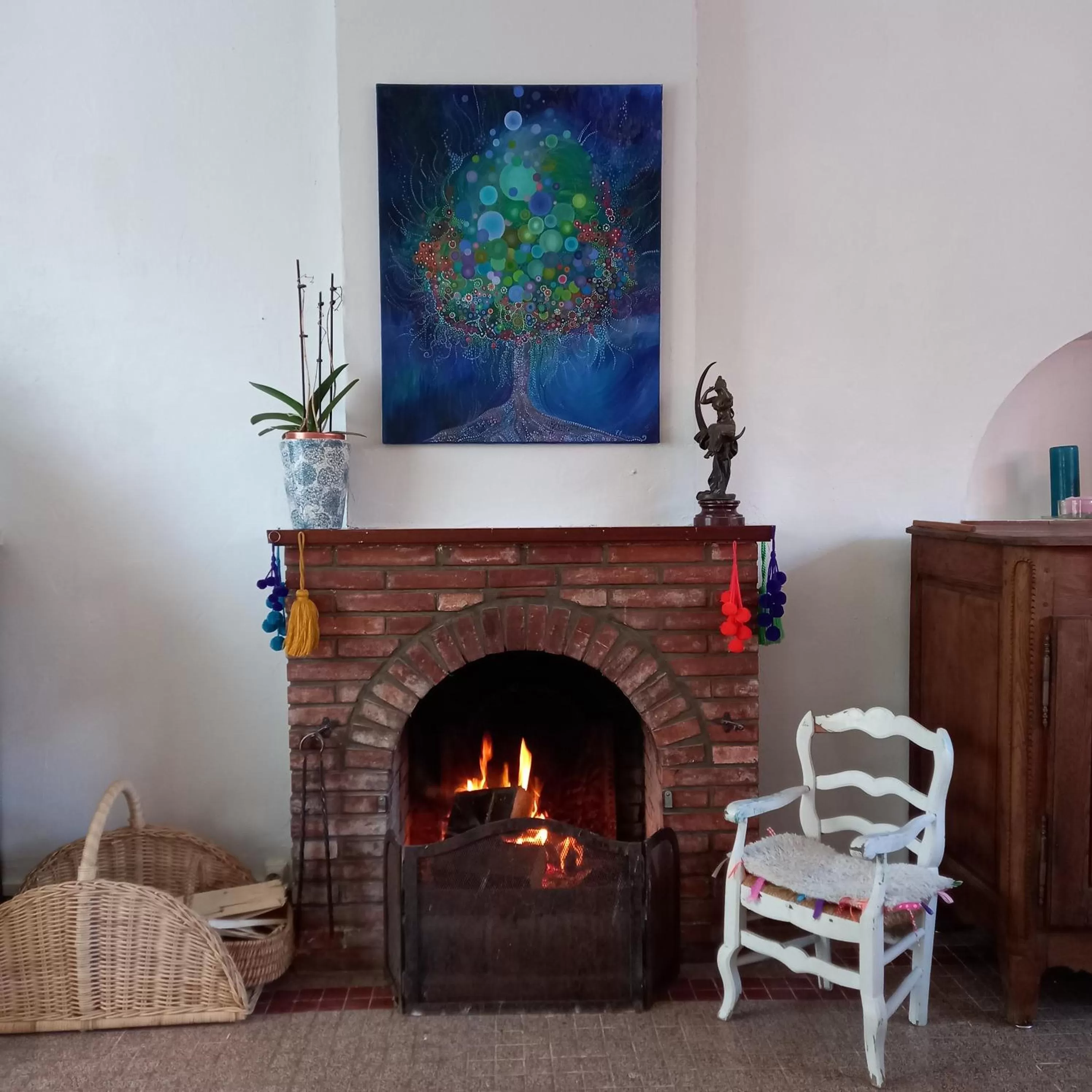 Living room in Chambres d'Hôtes Couleurs d'Elvine