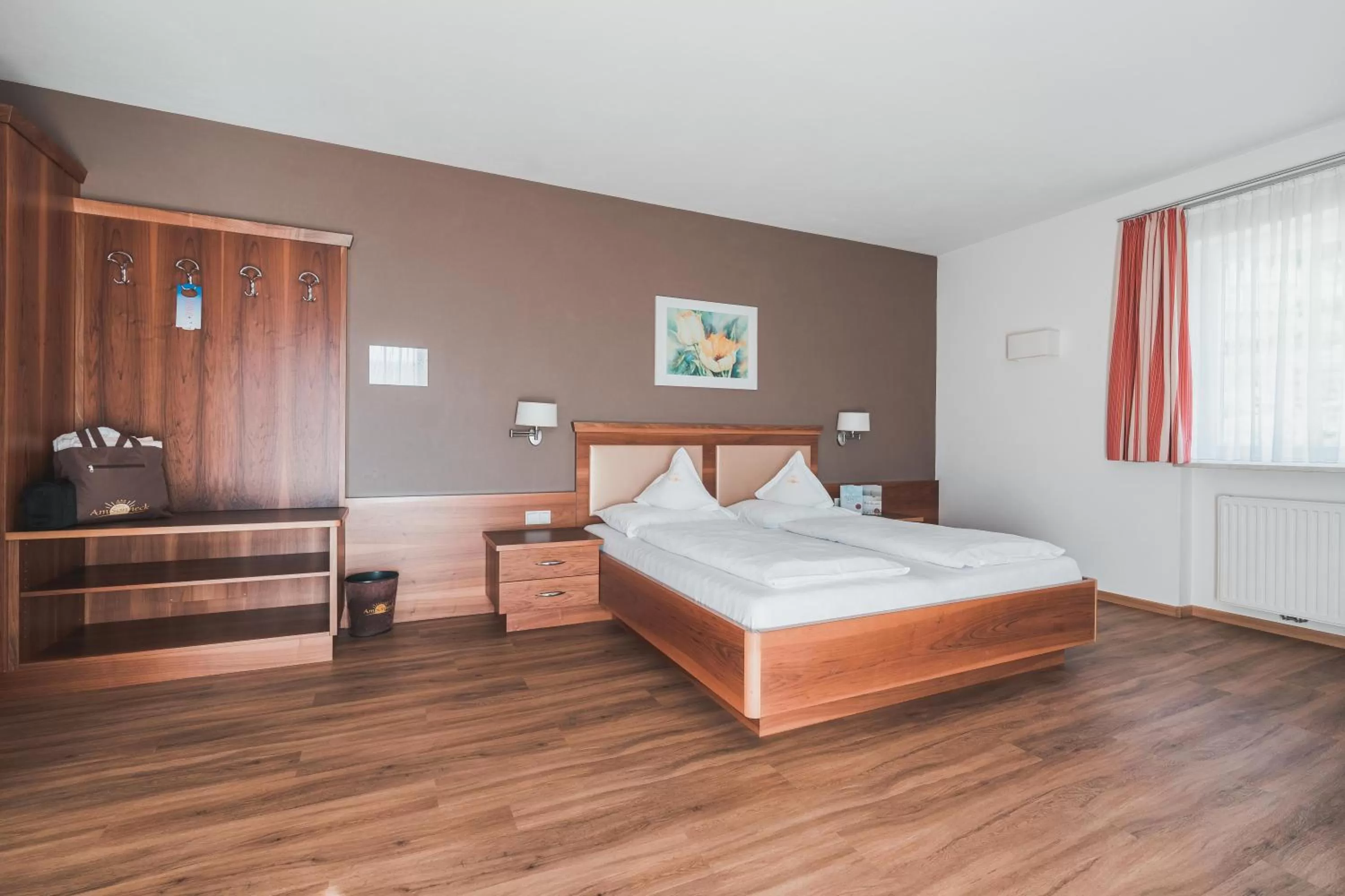 Bedroom, Bed in Hotel Am Sonneck