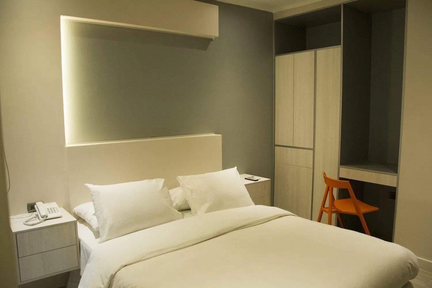 Bed in Hotel Puerto de Vega