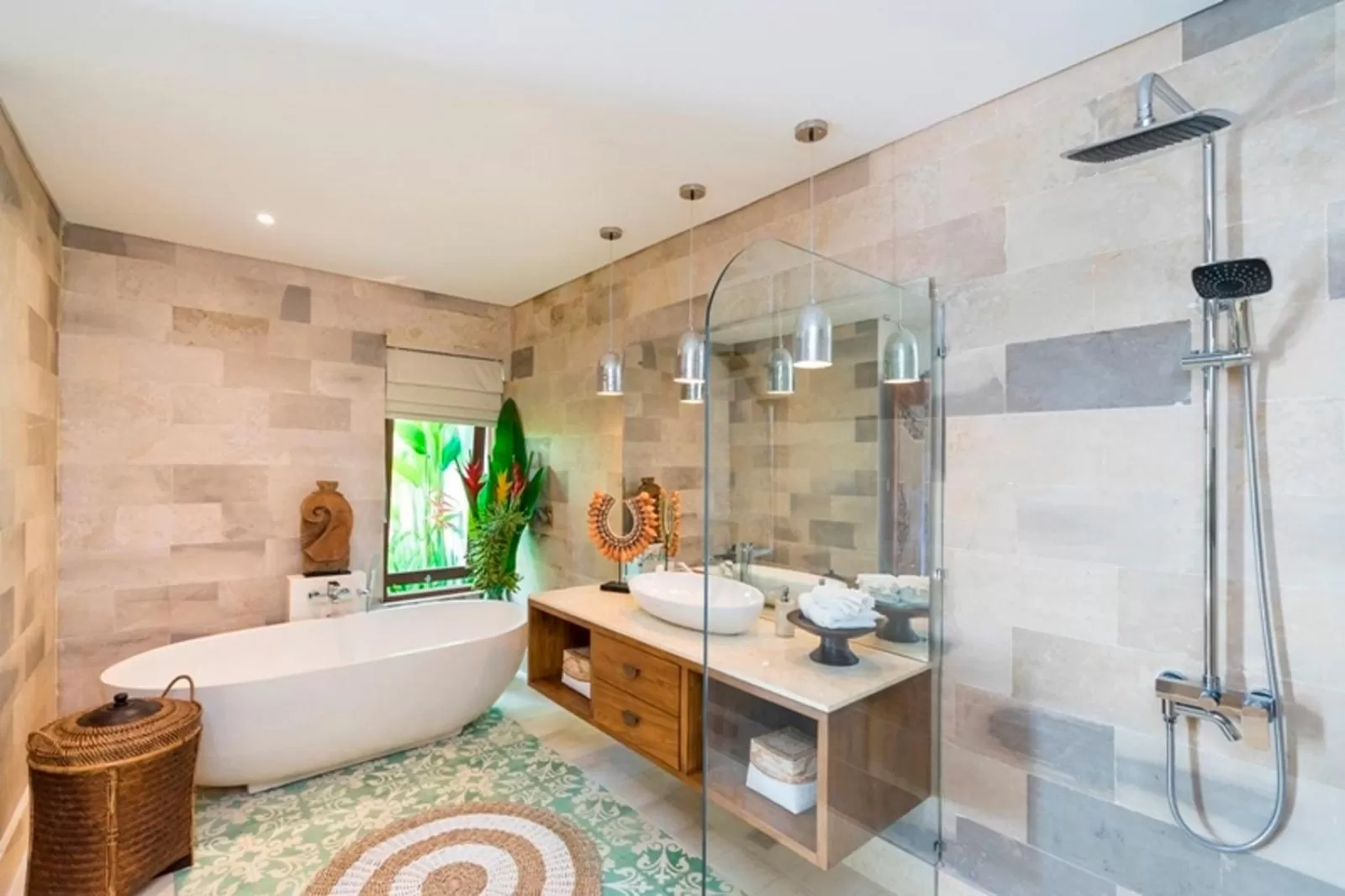 Bathroom in Calma Ubud Suite & Villas - Rice Fields View, Infinity Pool !