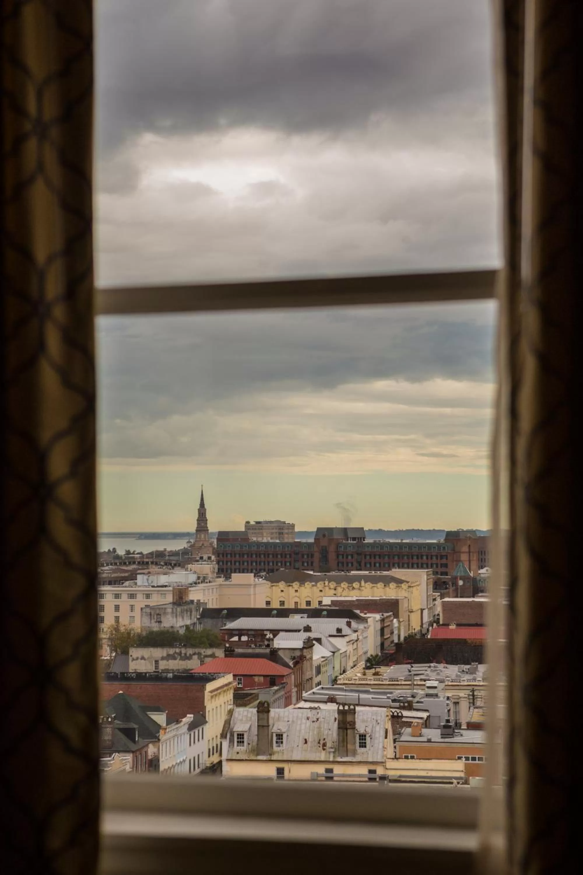City view in Francis Marion Hotel