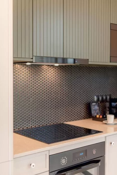 Kitchen or kitchenette in EXCLUSIVE Aparthotel MARINA