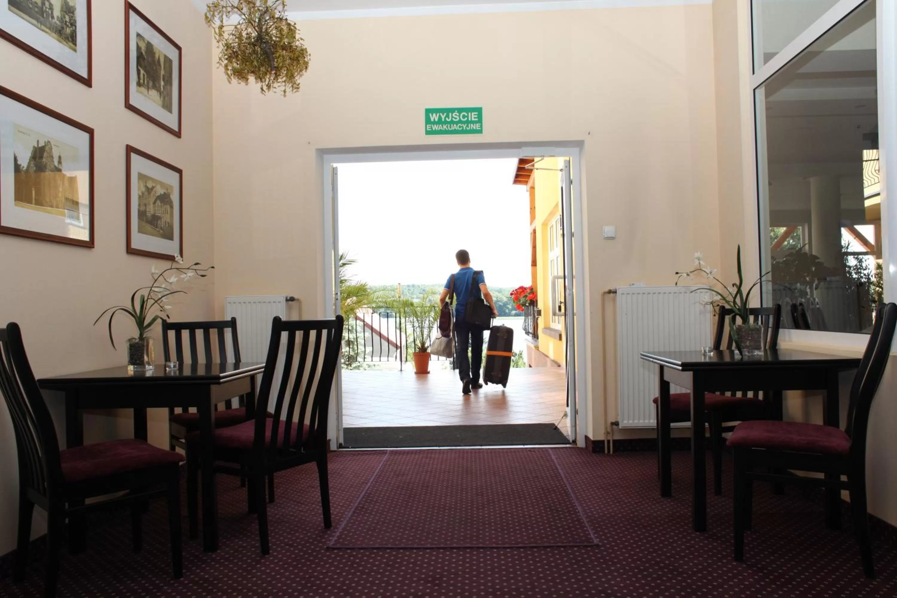 Lobby or reception in Hotel Huszcza