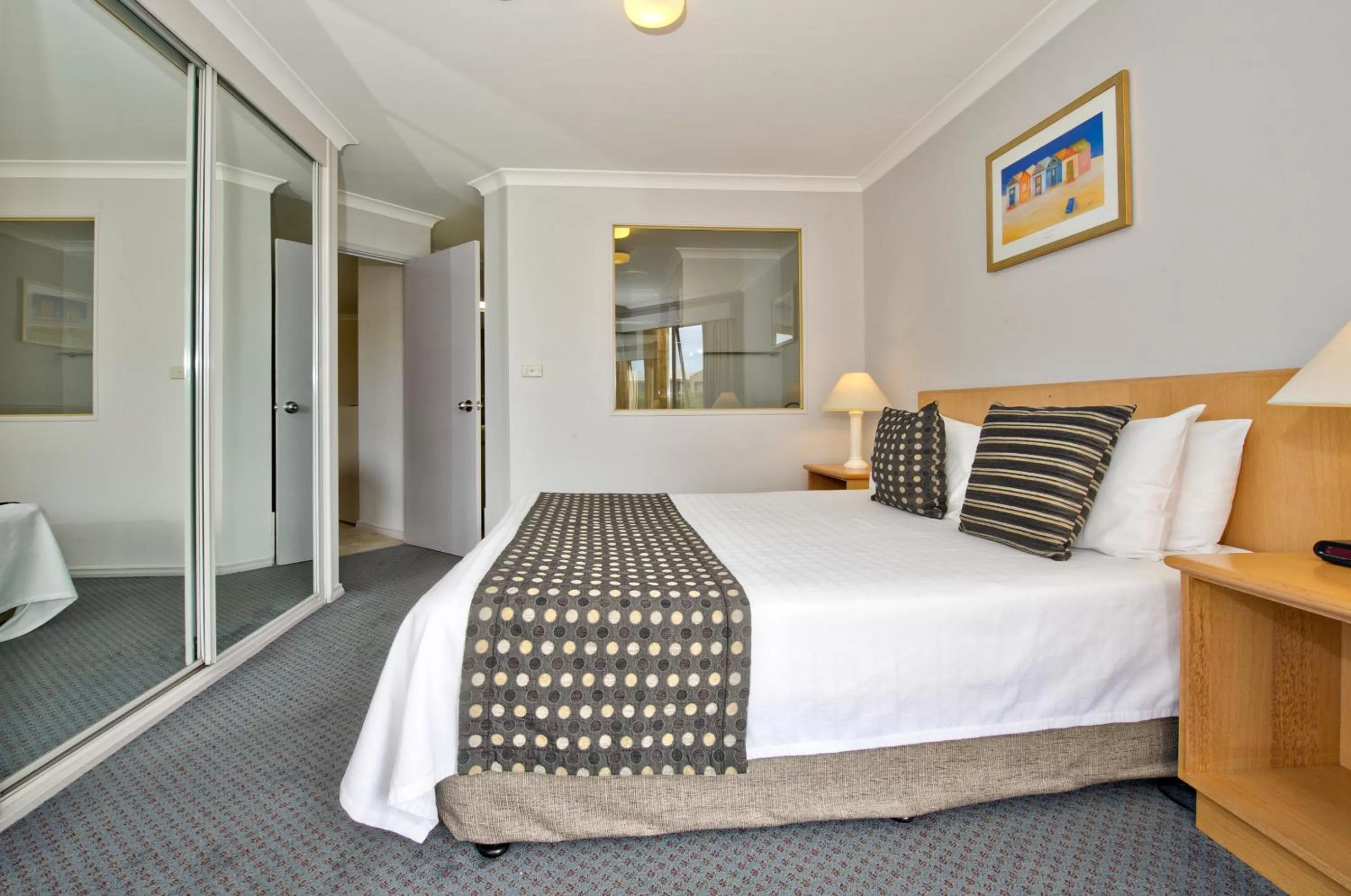 Bed in Abbey Beach Resort