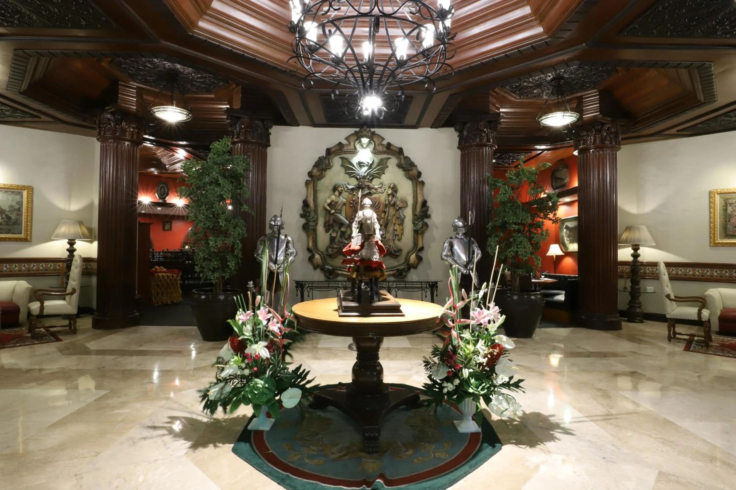 Lobby or reception in Camelot Hotel