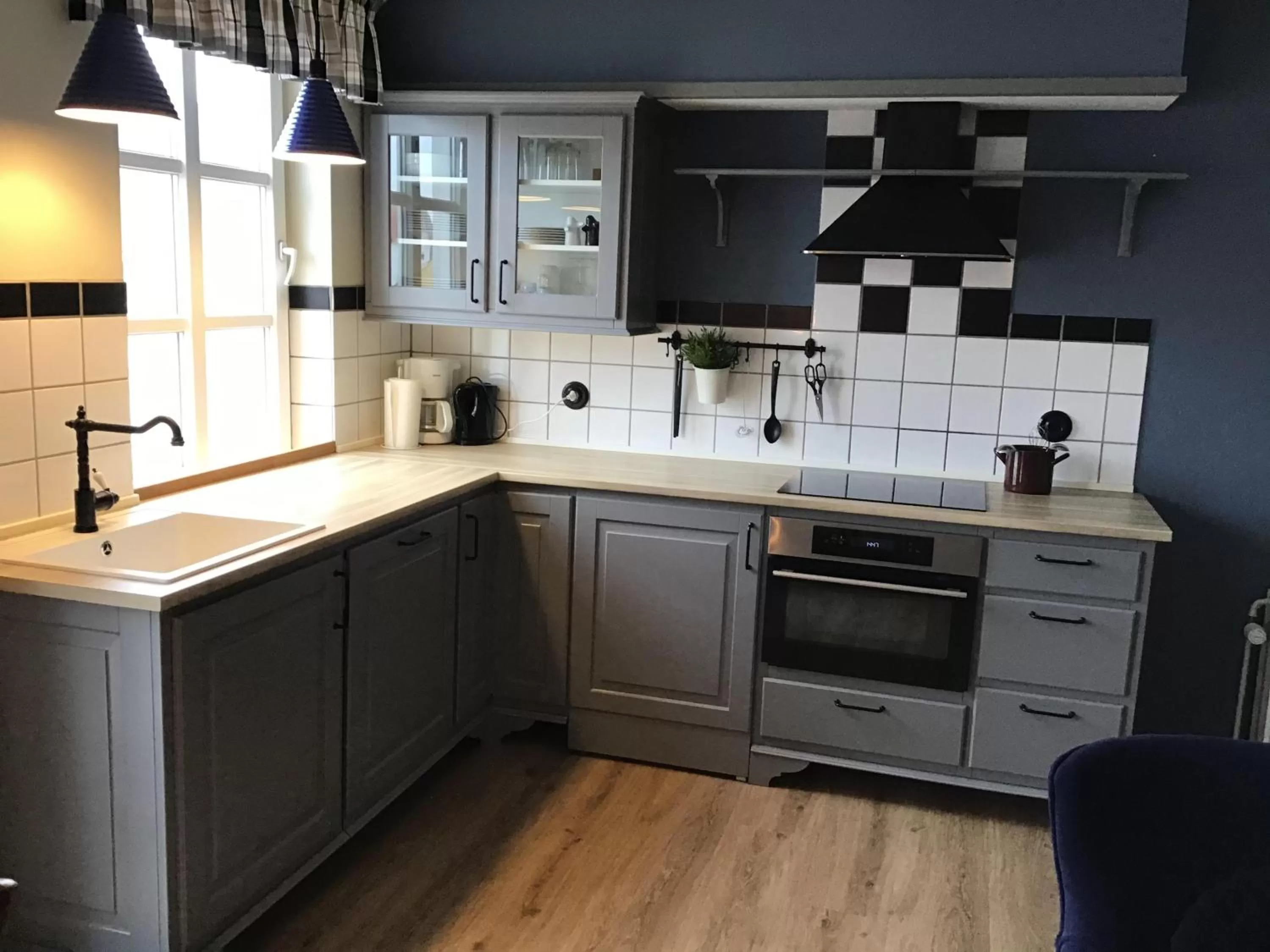 Kitchen or kitchenette in Løkken Badehotel Apartments