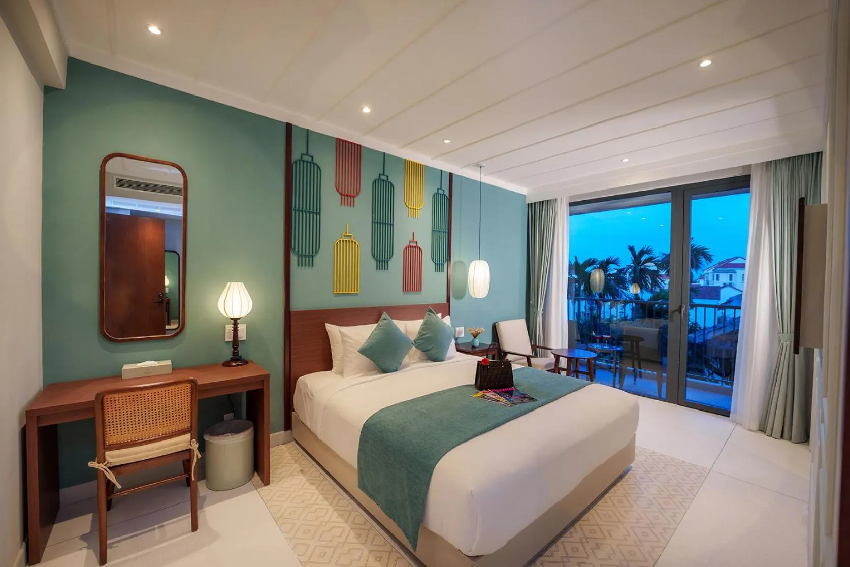 Bed in Cozy An Boutique Hotel Hoian