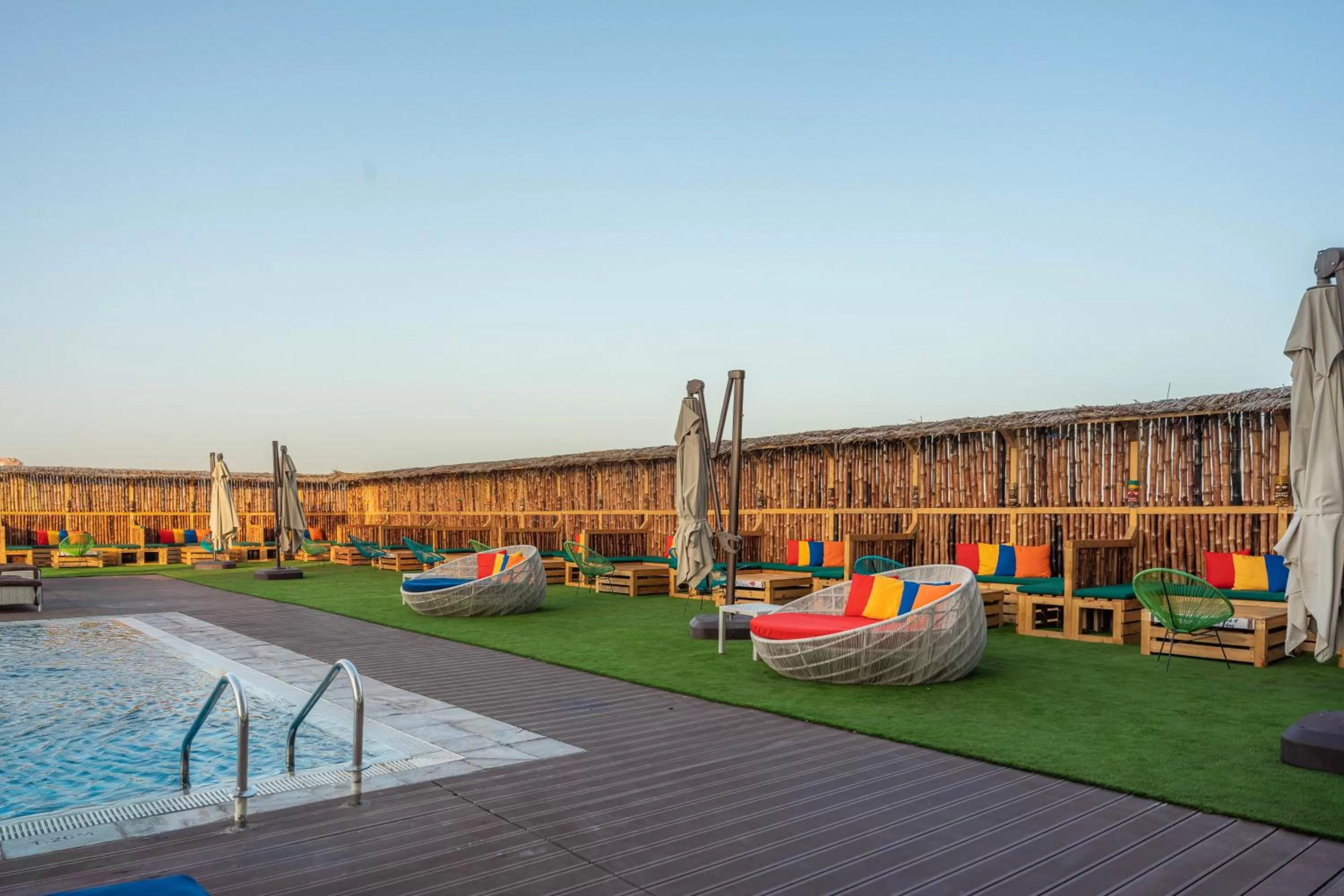 Swimming pool in Avani Ibn Battuta Dubai Hotel