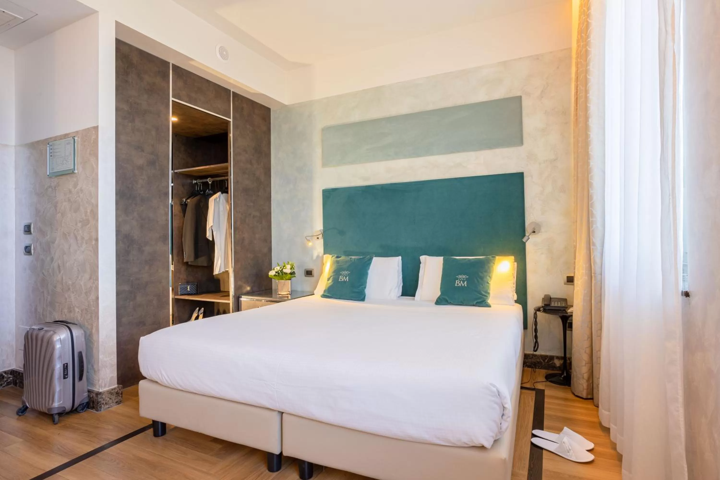 Bed in Bianca Maria Palace Hotel