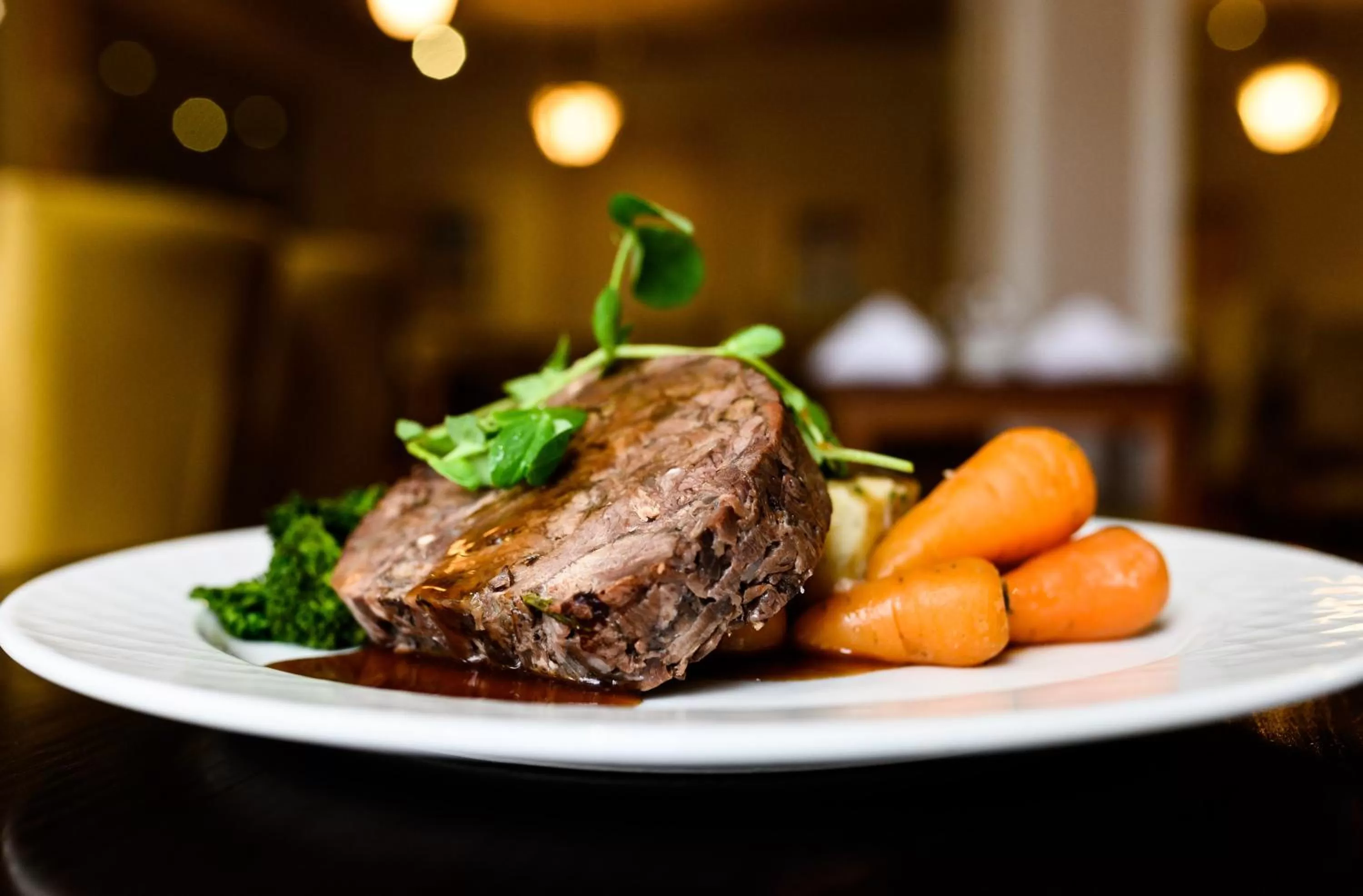 Food close-up in The Angel Hotel