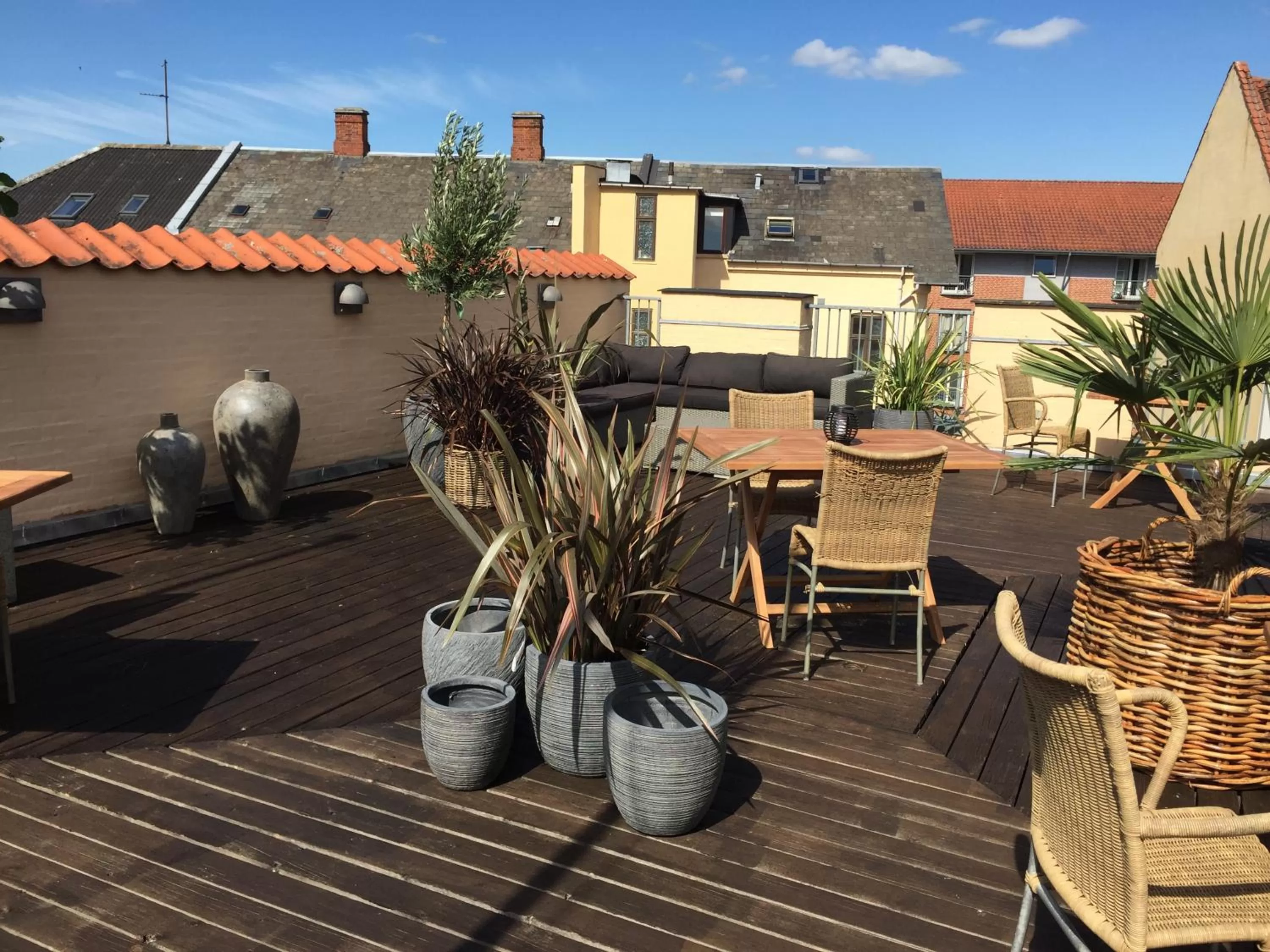 Balcony/Terrace in City Hotel Nattergalen