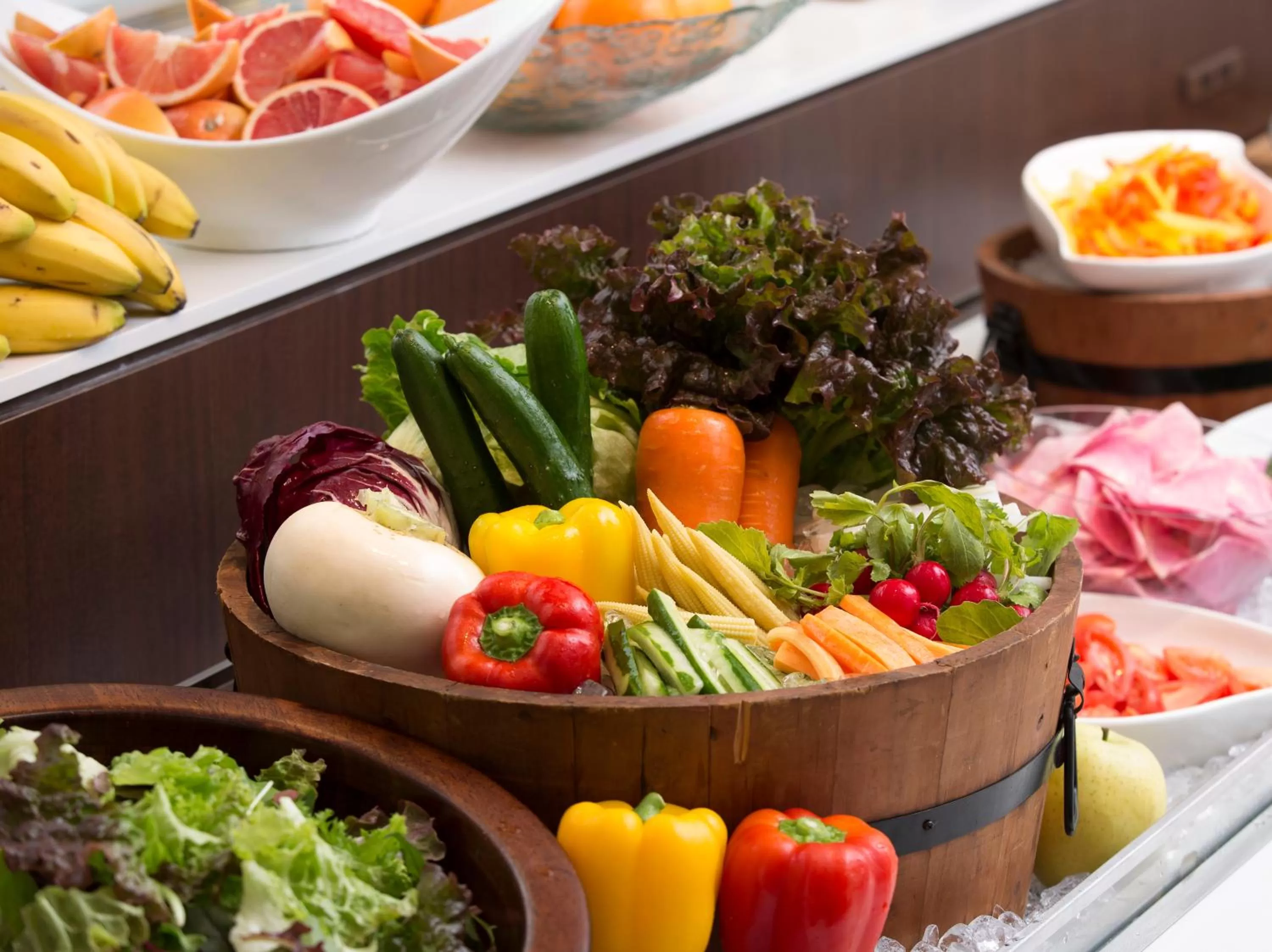 Buffet breakfast in Premier Hotel Mojiko