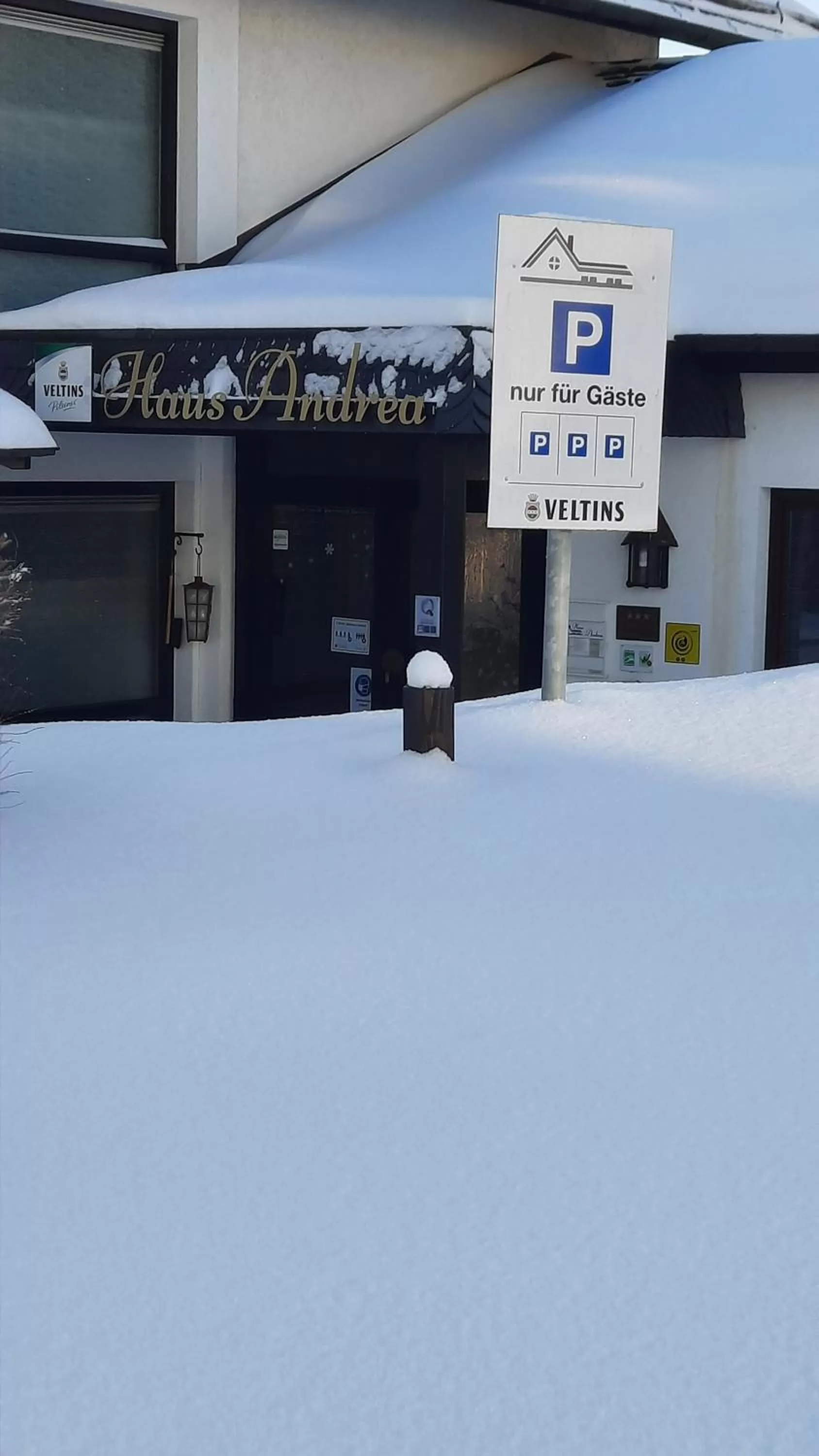 Property building in Hotel Haus Andrea