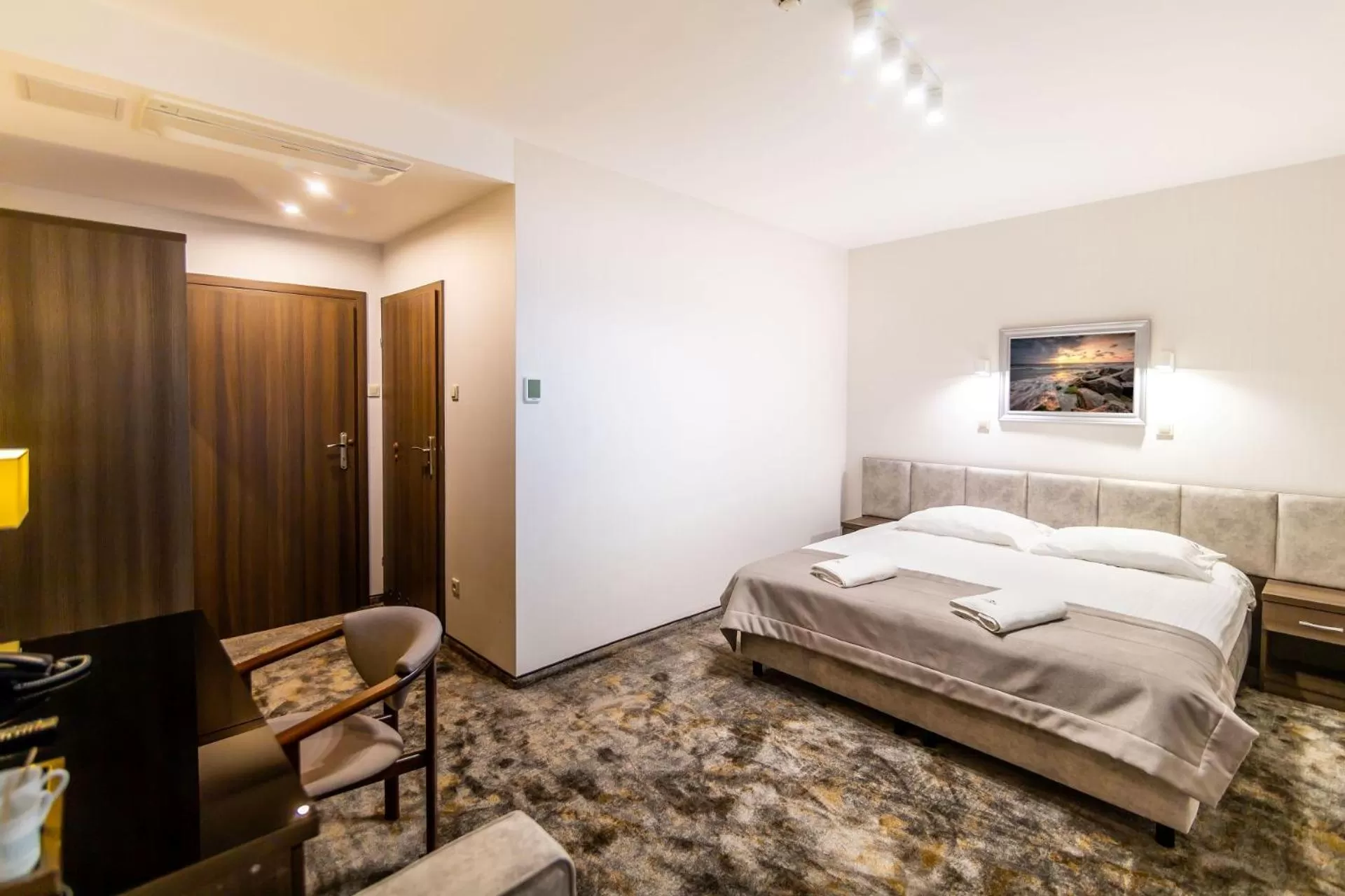 Bed in Hotel Jantar Wellness & Spa