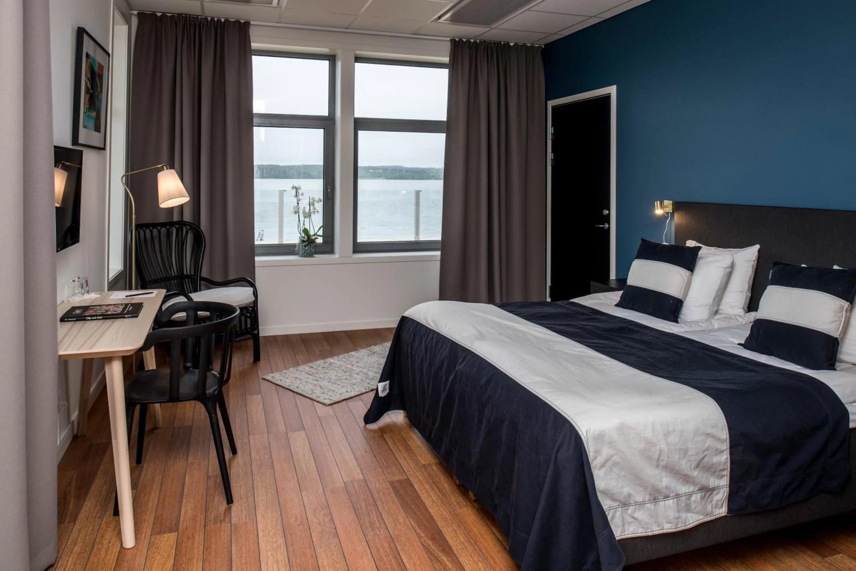 Bed in Strandpiren Hotell