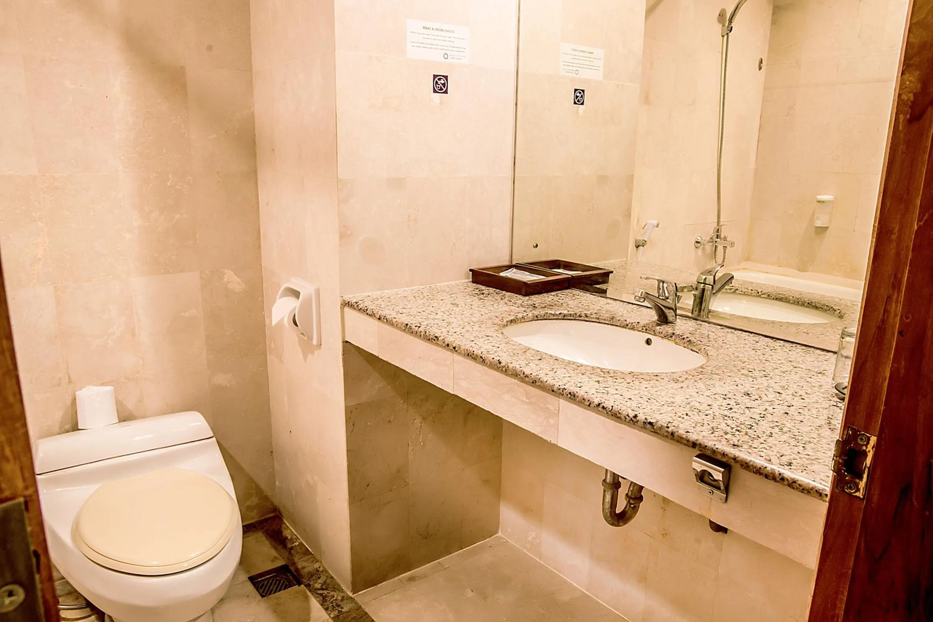 Toilet in Famous Hotel Kuta Formerly Permata Kuta Hotel