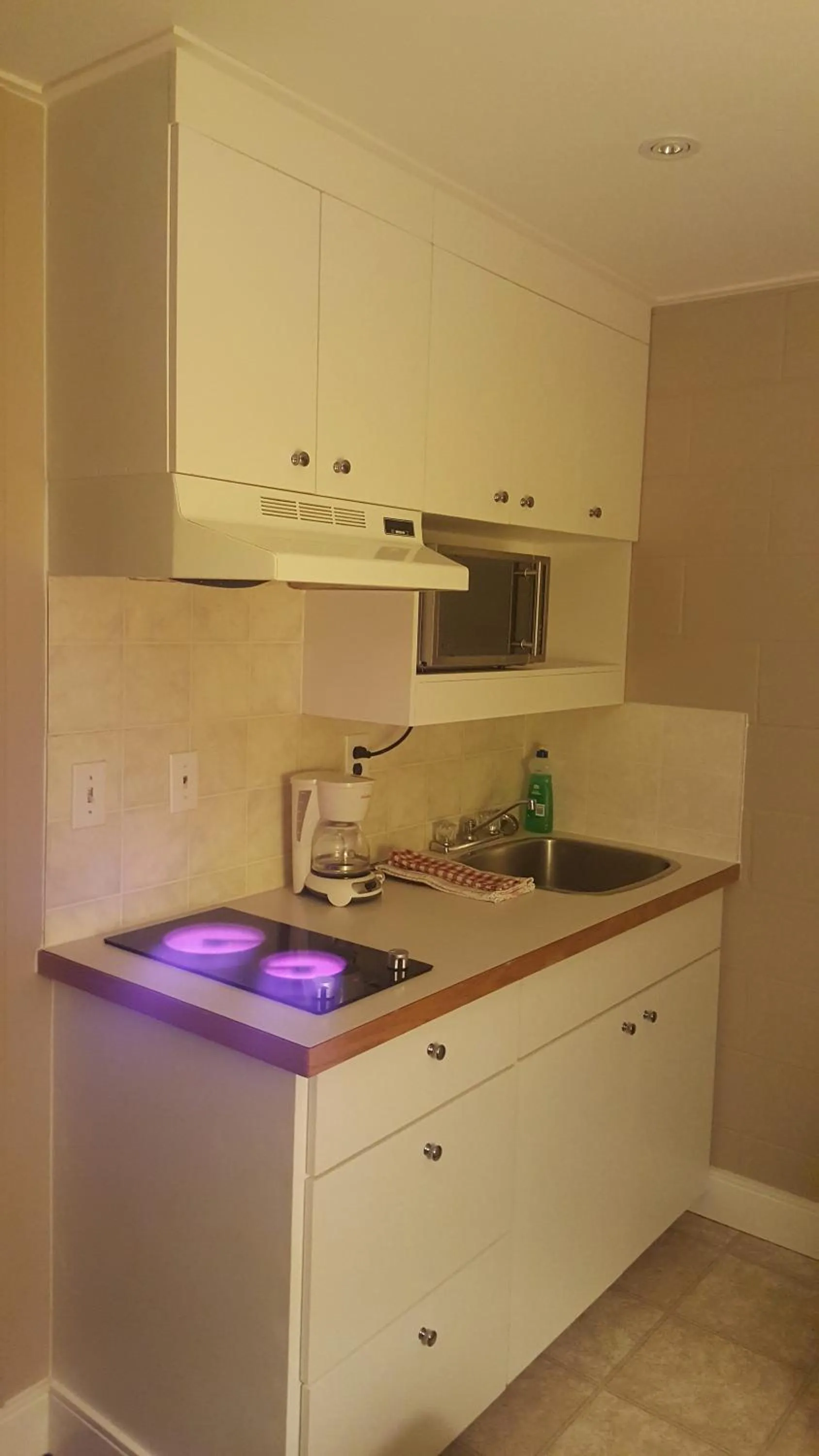 Kitchen or kitchenette in Centennial Motel
