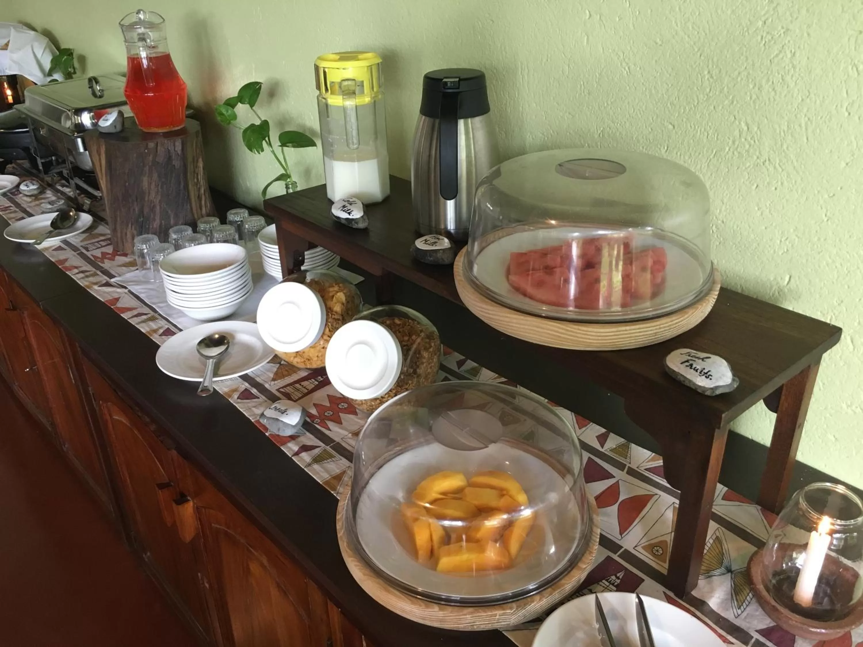 Food and drinks in Bristol Cottages Kilimanjaro