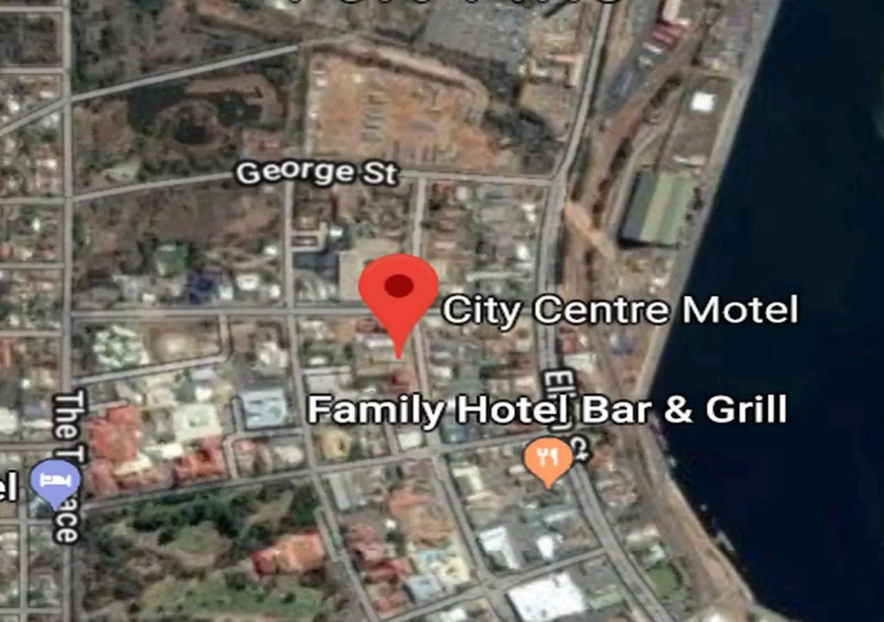 Bird's-eye View in City Centre Motel Hotel