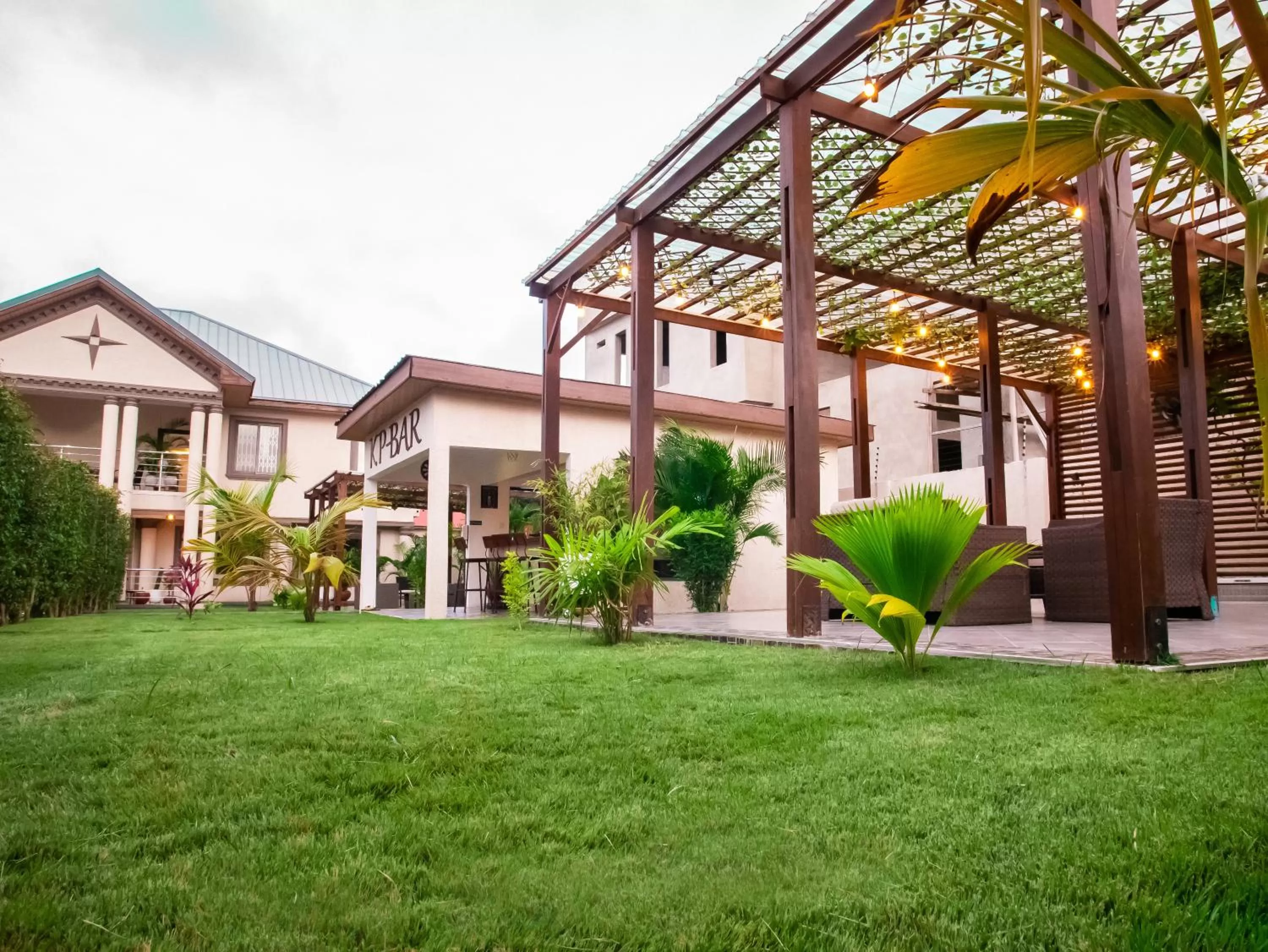 Garden view in KoKo Palm Inn LTD