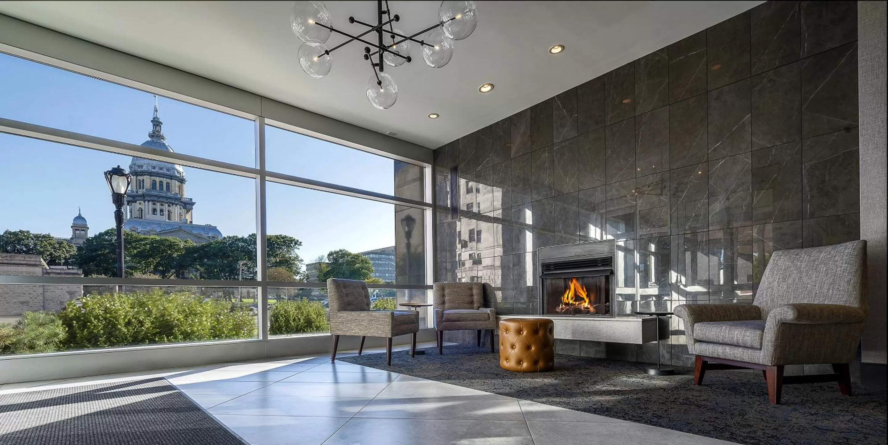 Seating area in State House Inn, Trademark Collection by Wyndham