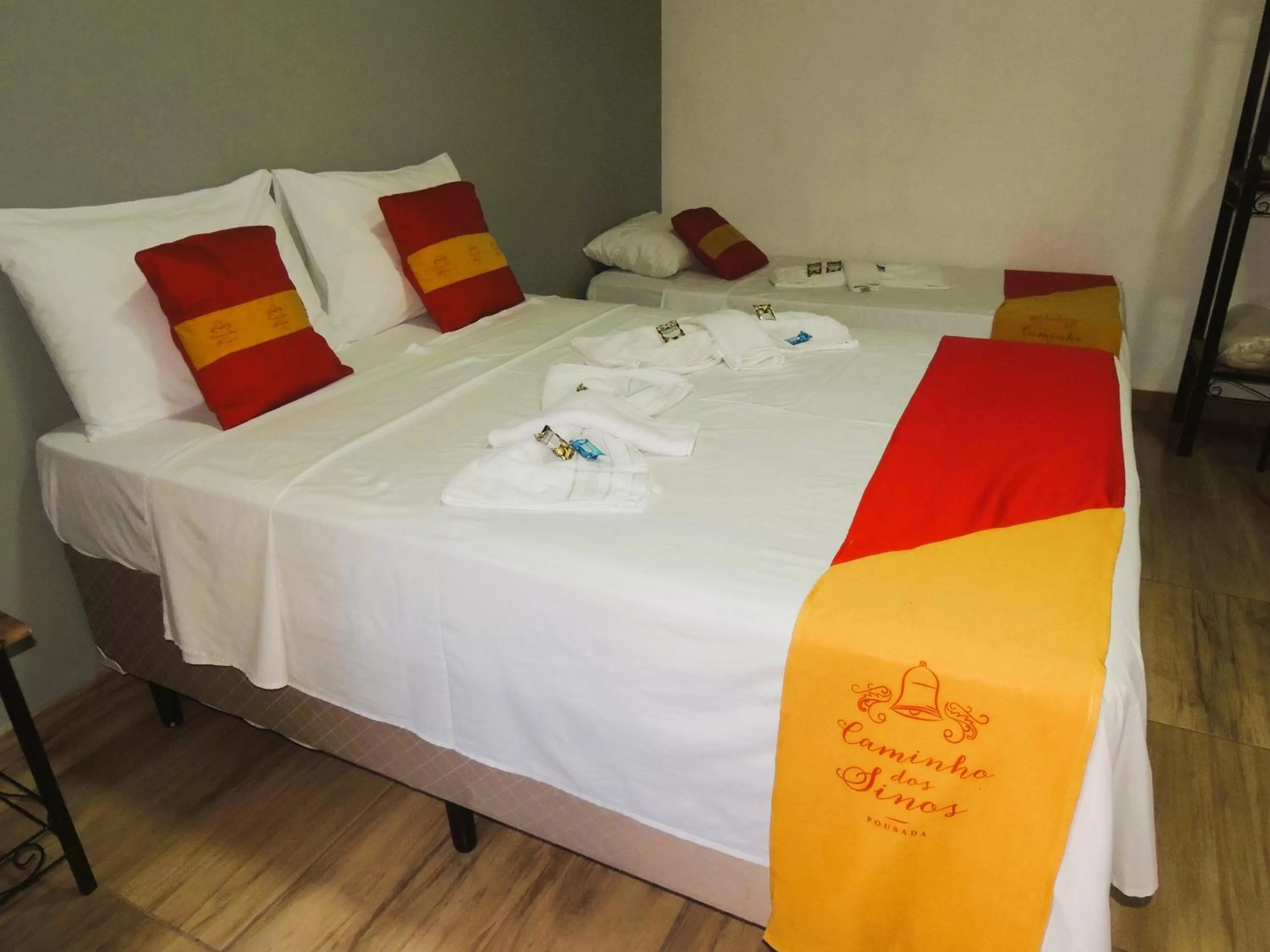 Bedroom, Bed in Pousada Caminho Dos Sinos