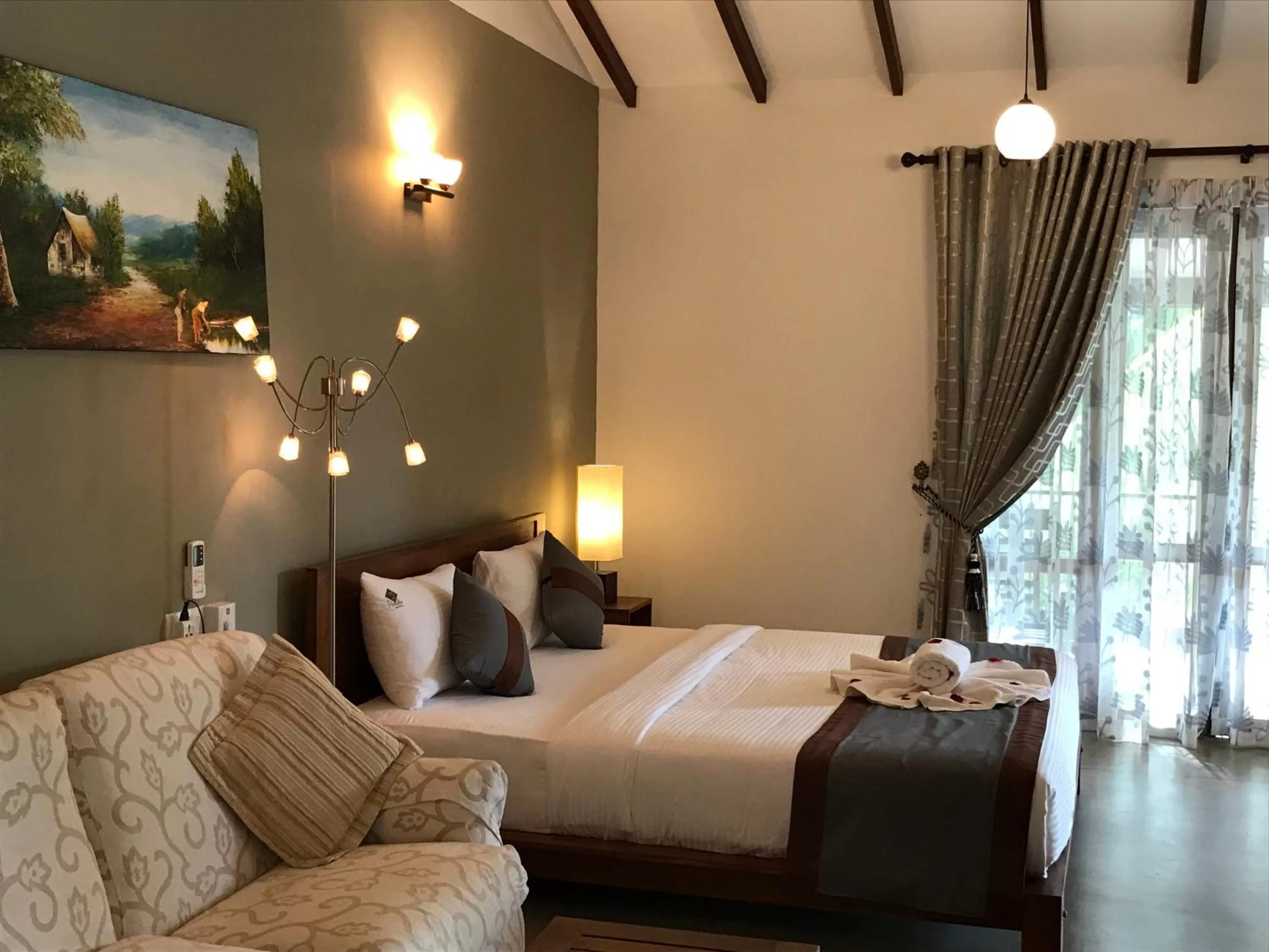 Bed in Hotel Heladiv