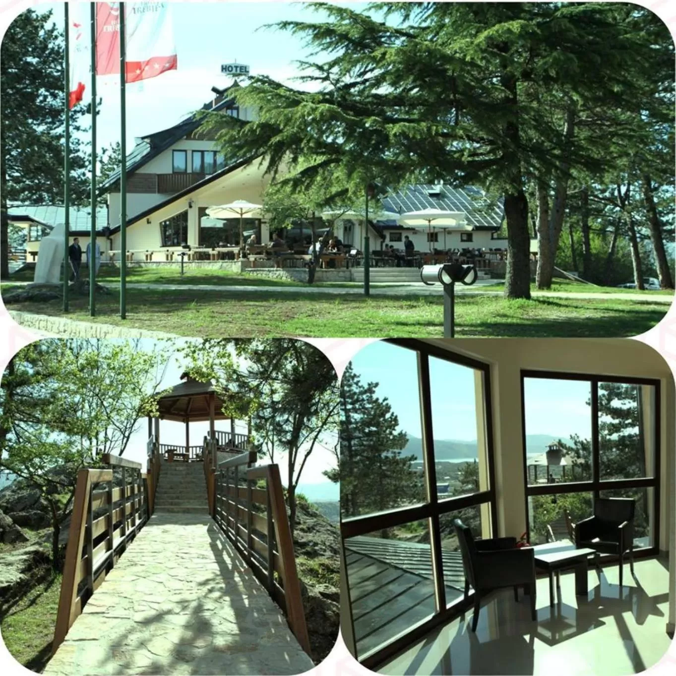 Garden in Hotel Trebjesa