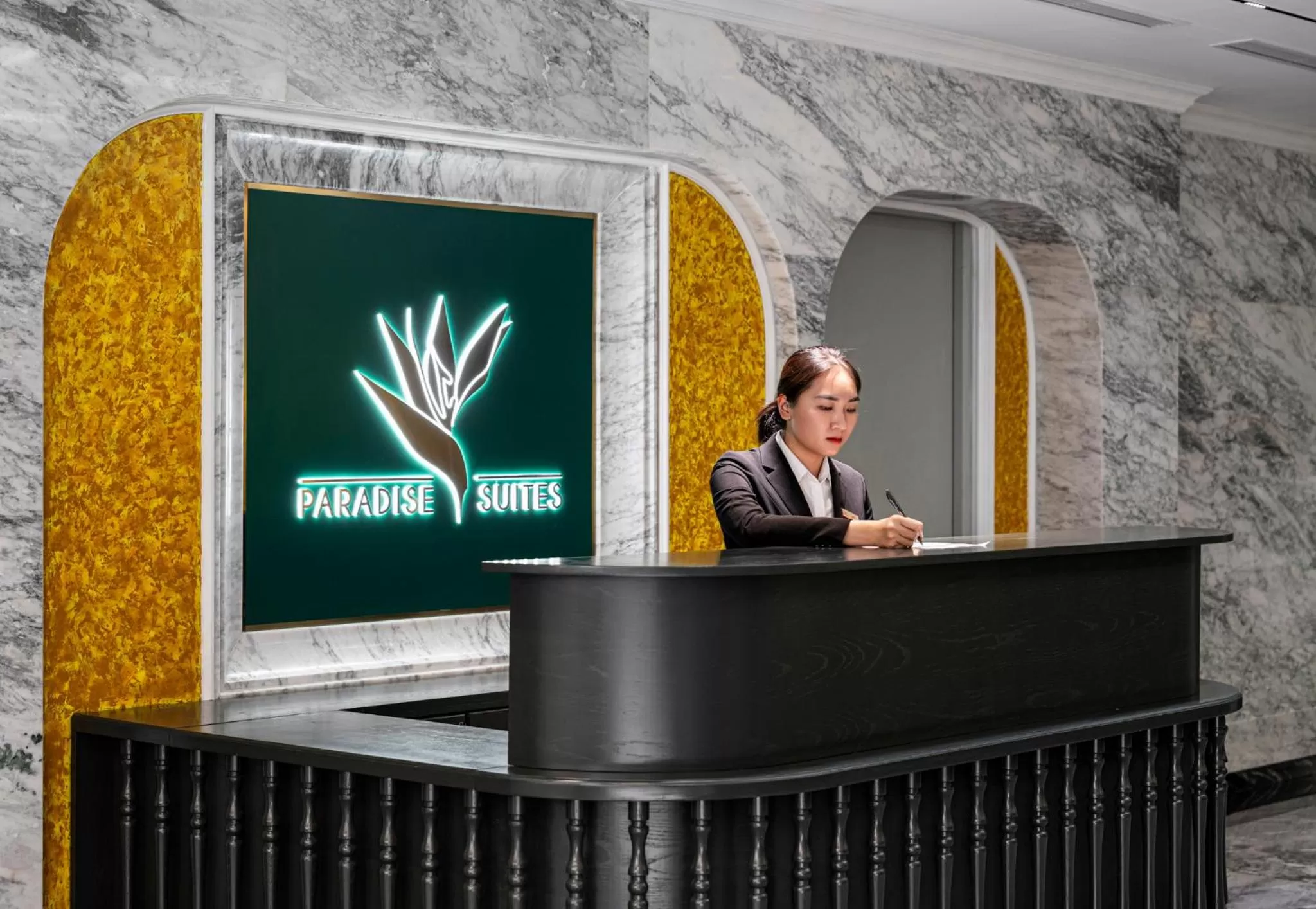 Lobby or reception in Paradise Suites Nguyen Khuyen