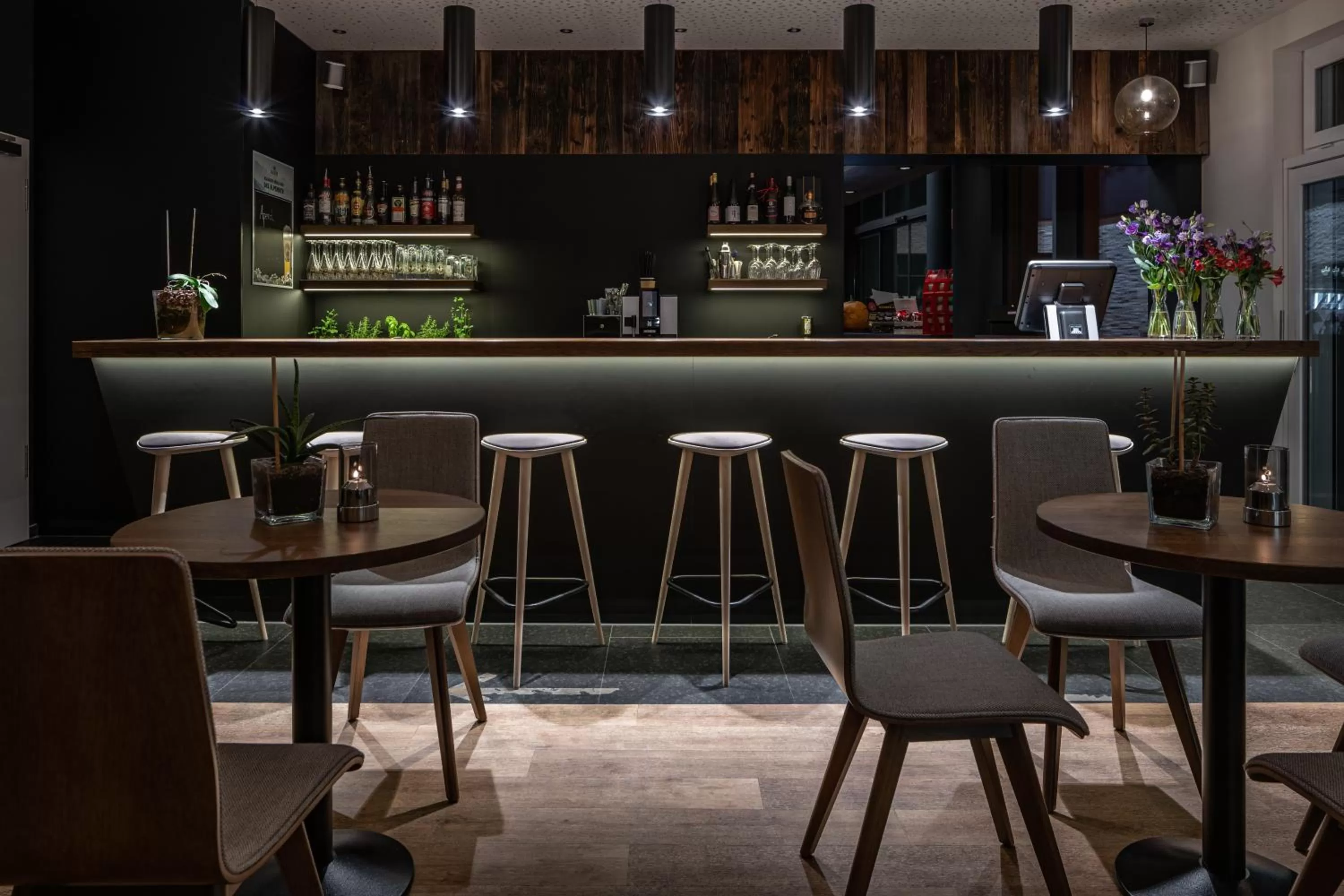 Lounge or bar in Augsburg Hotel Sonnenhof