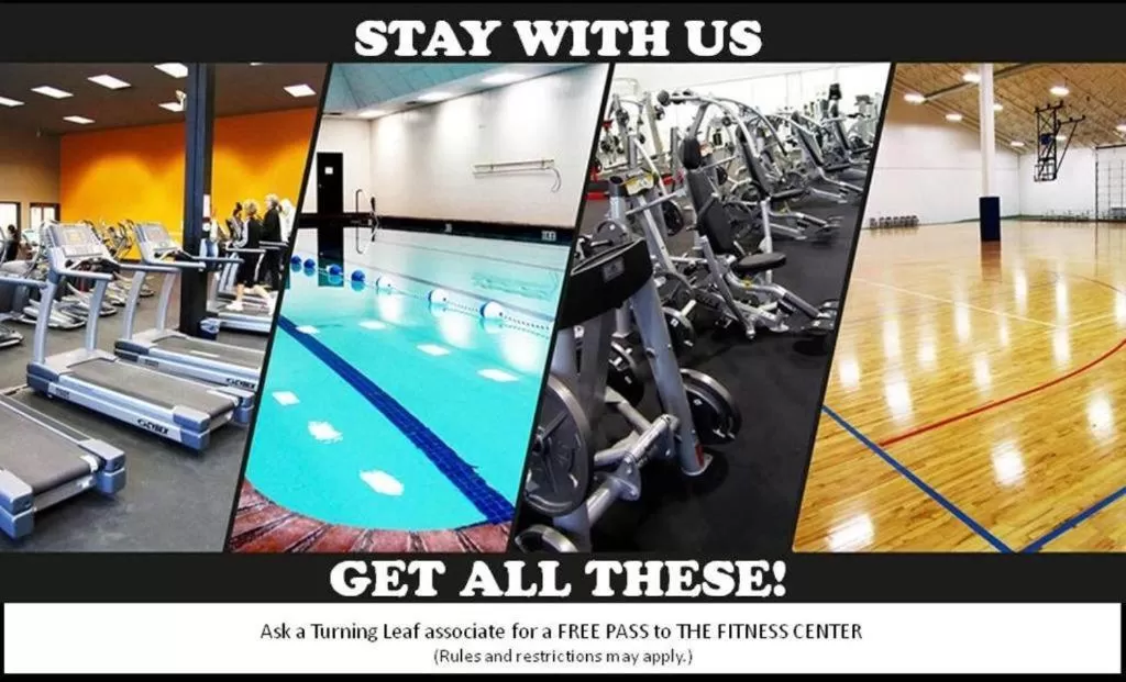 Sauna, Fitness Center/Facilities in Turning Leaf Townhome Suites