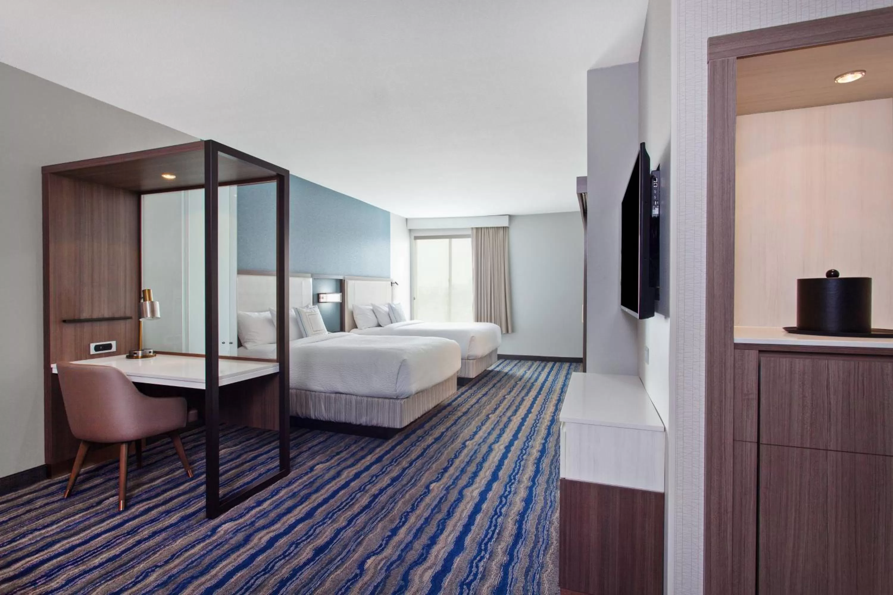 Bedroom, Bed in SpringHill Suites by Marriott Huntington Beach Orange County