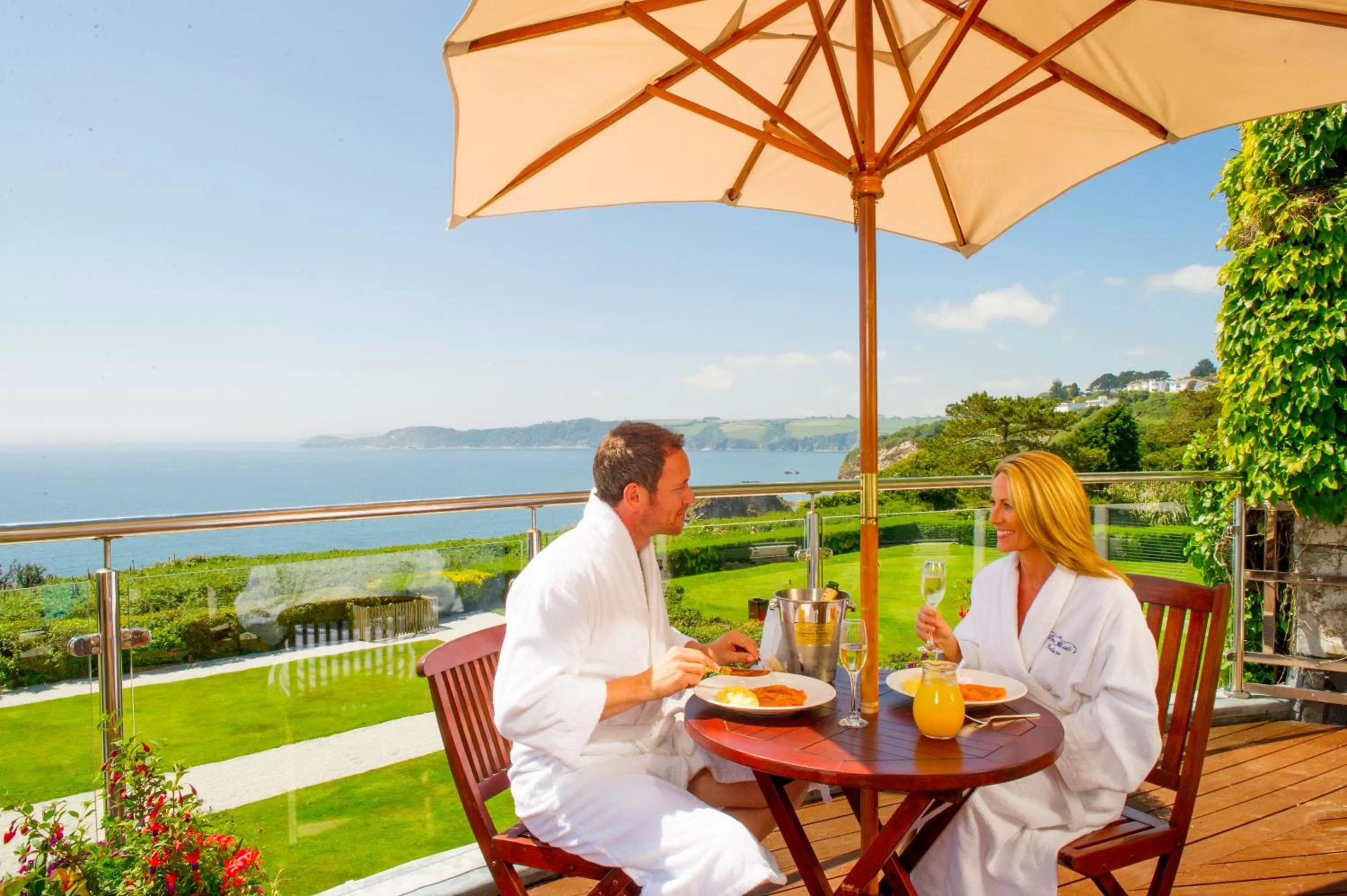 People in The Carlyon Bay Hotel and Spa