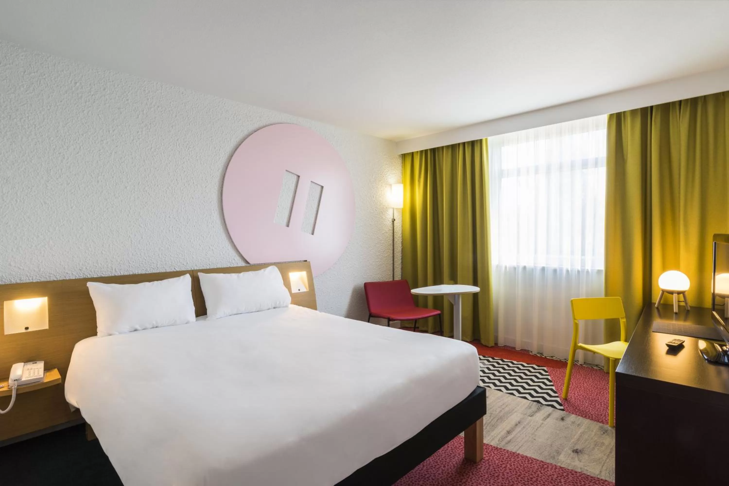 Bed in ibis Styles Lyon Bron Eurexpo