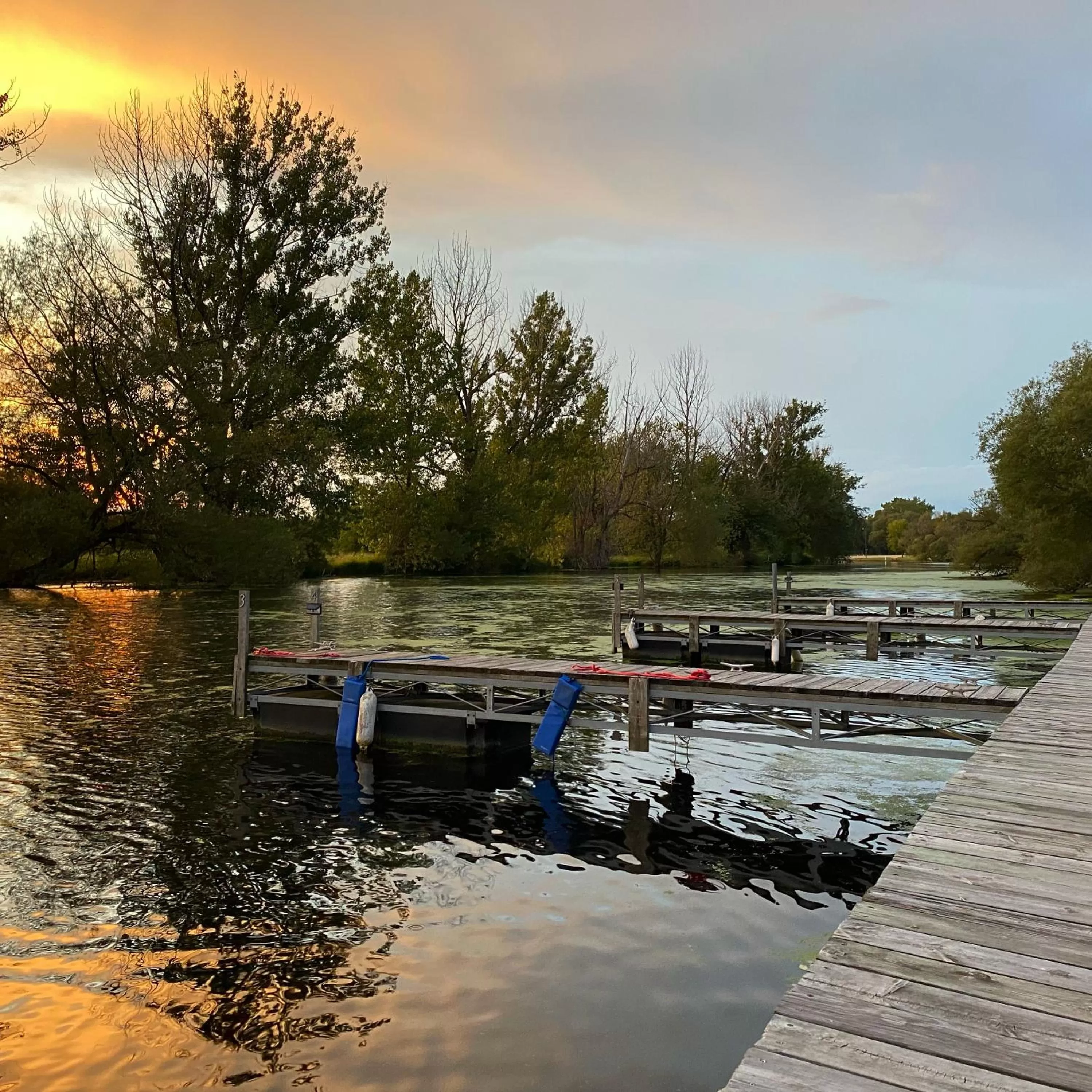 River view in The River Hills Motel - Algoma, WI - Near Door County