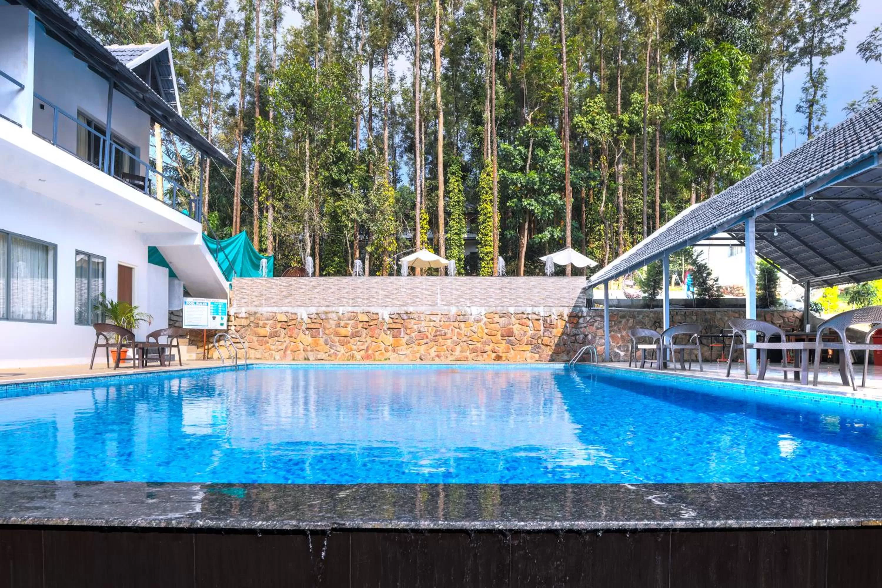 Swimming Pool in The Spectrum Resort, Chikmagalur