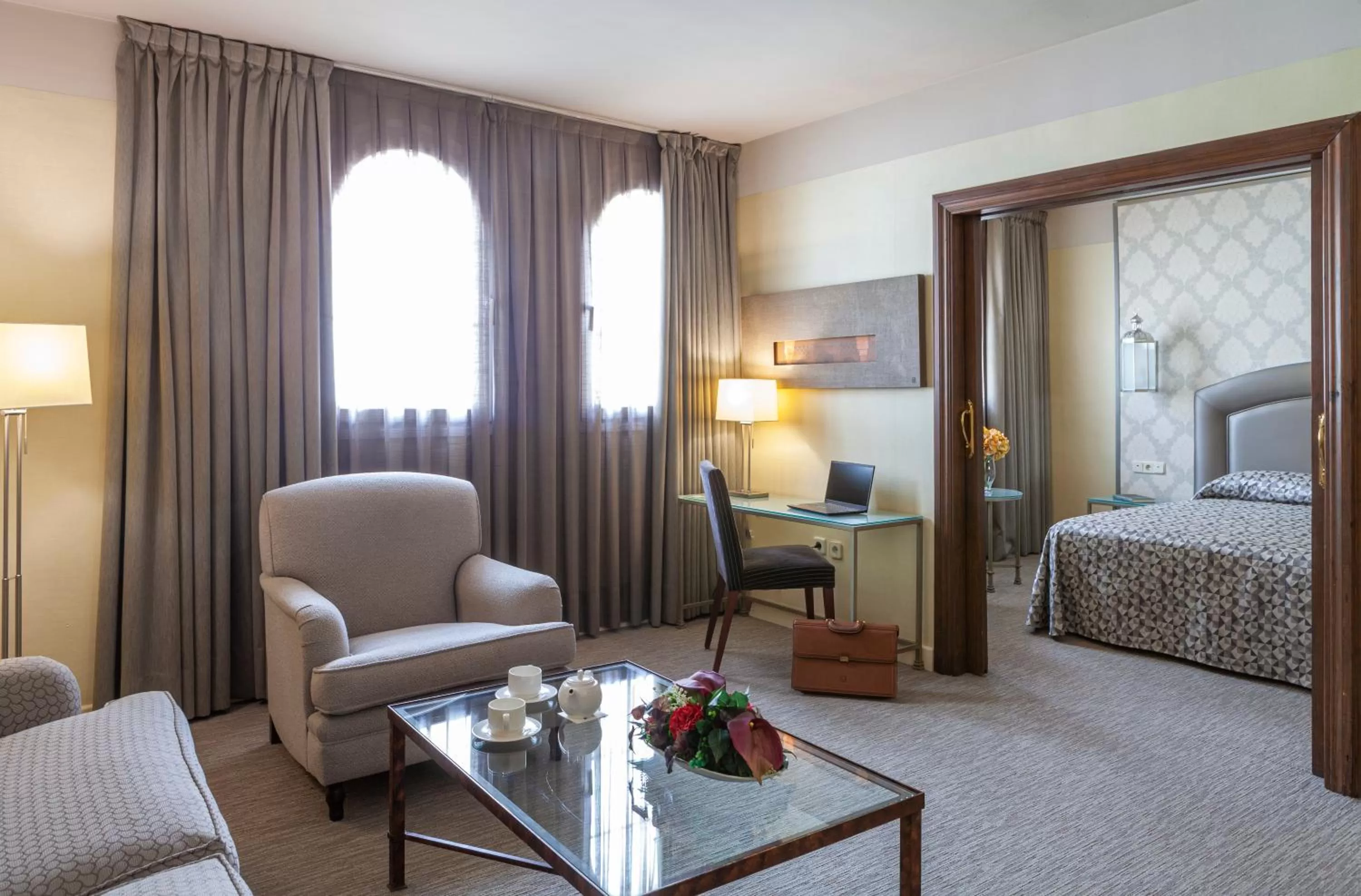 Photo of the whole room, Bed in Hotel Macià Alfaros