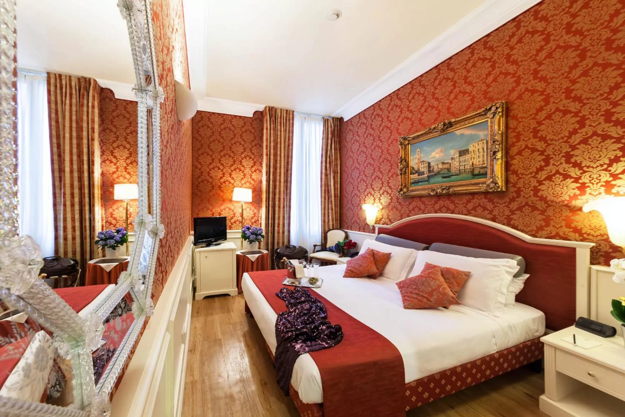 Bed in Duodo Palace Hotel