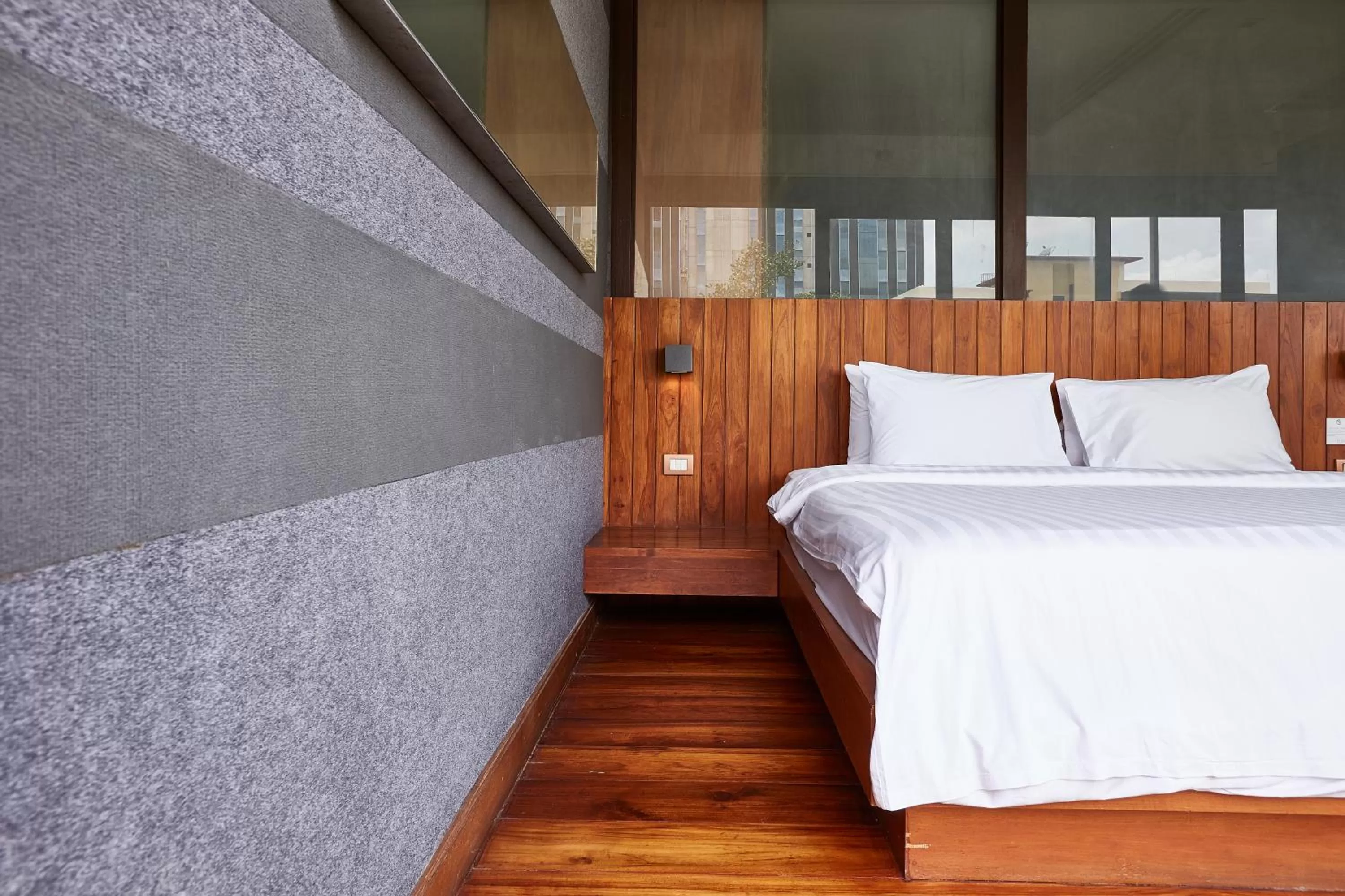 Bed in LUXX Langsuan Hotel - SHA Plus