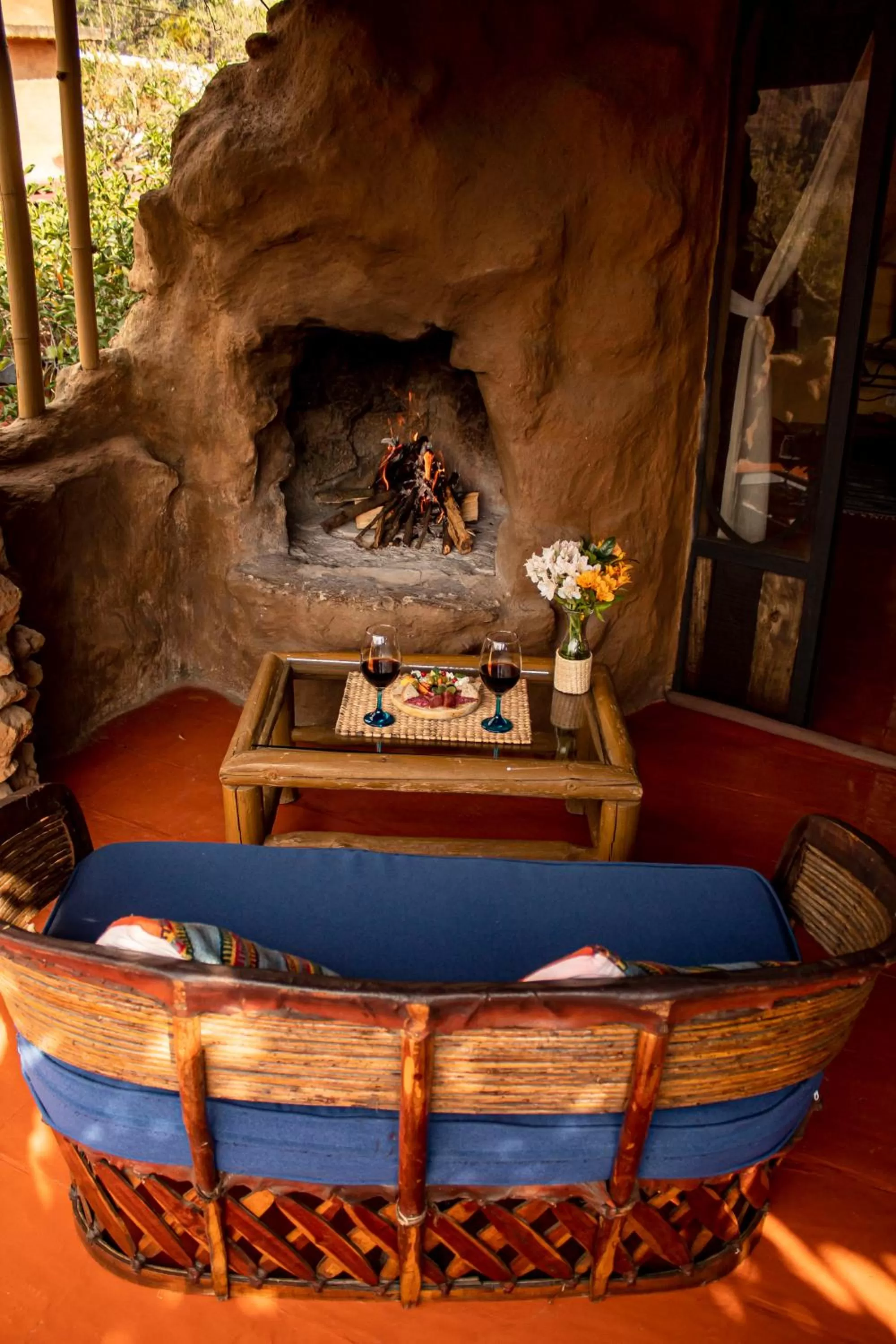 Lounge or bar in Valle Místico Hotel Boutique