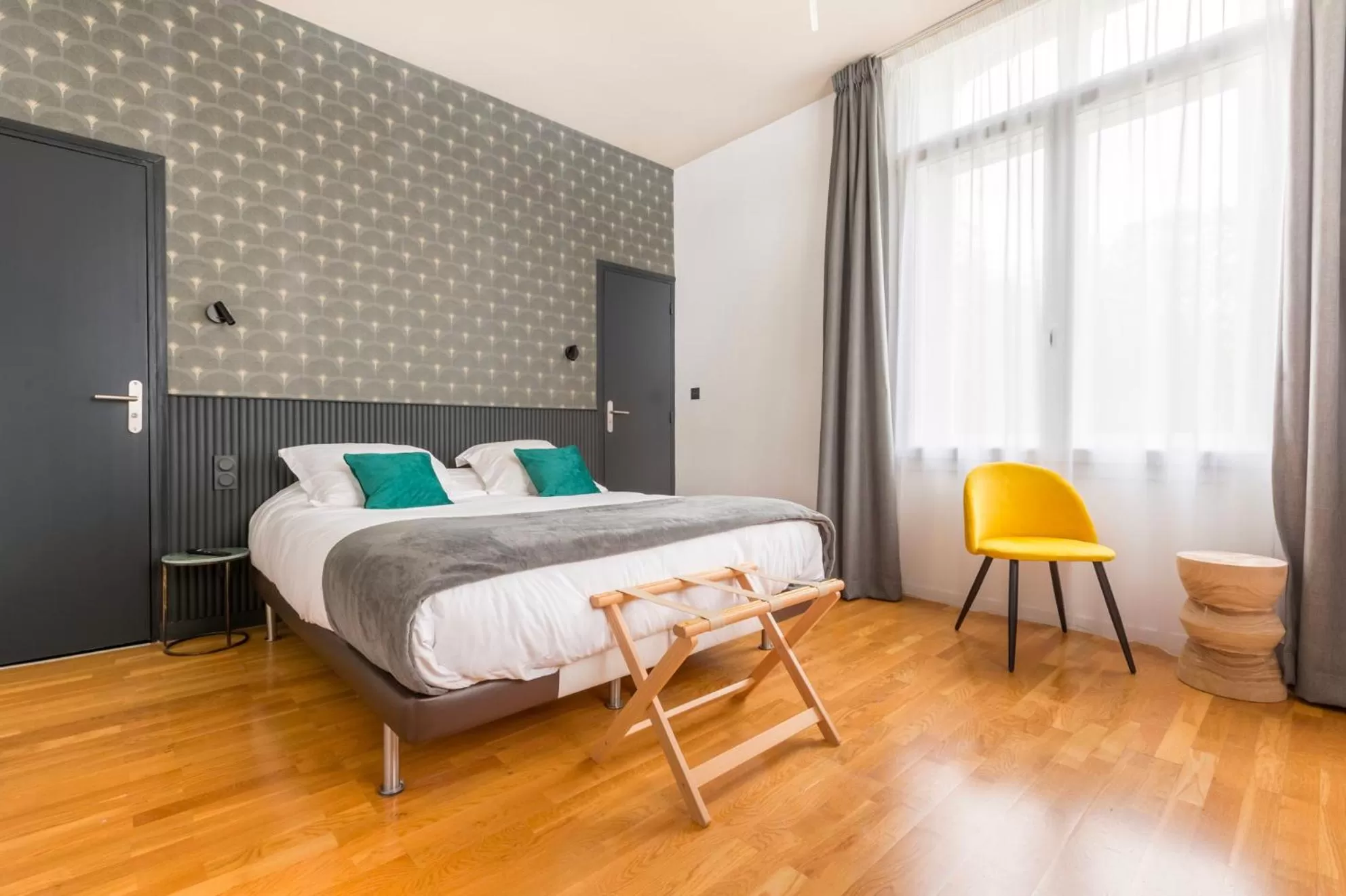 Bedroom, Bed in Au Chat Qui Dort Lille - Villa Gounod