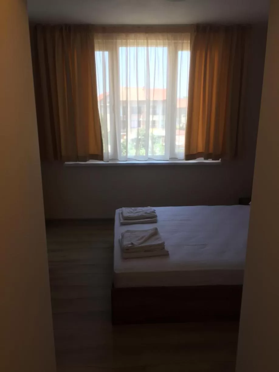 Bed in Family Hotel Malibu