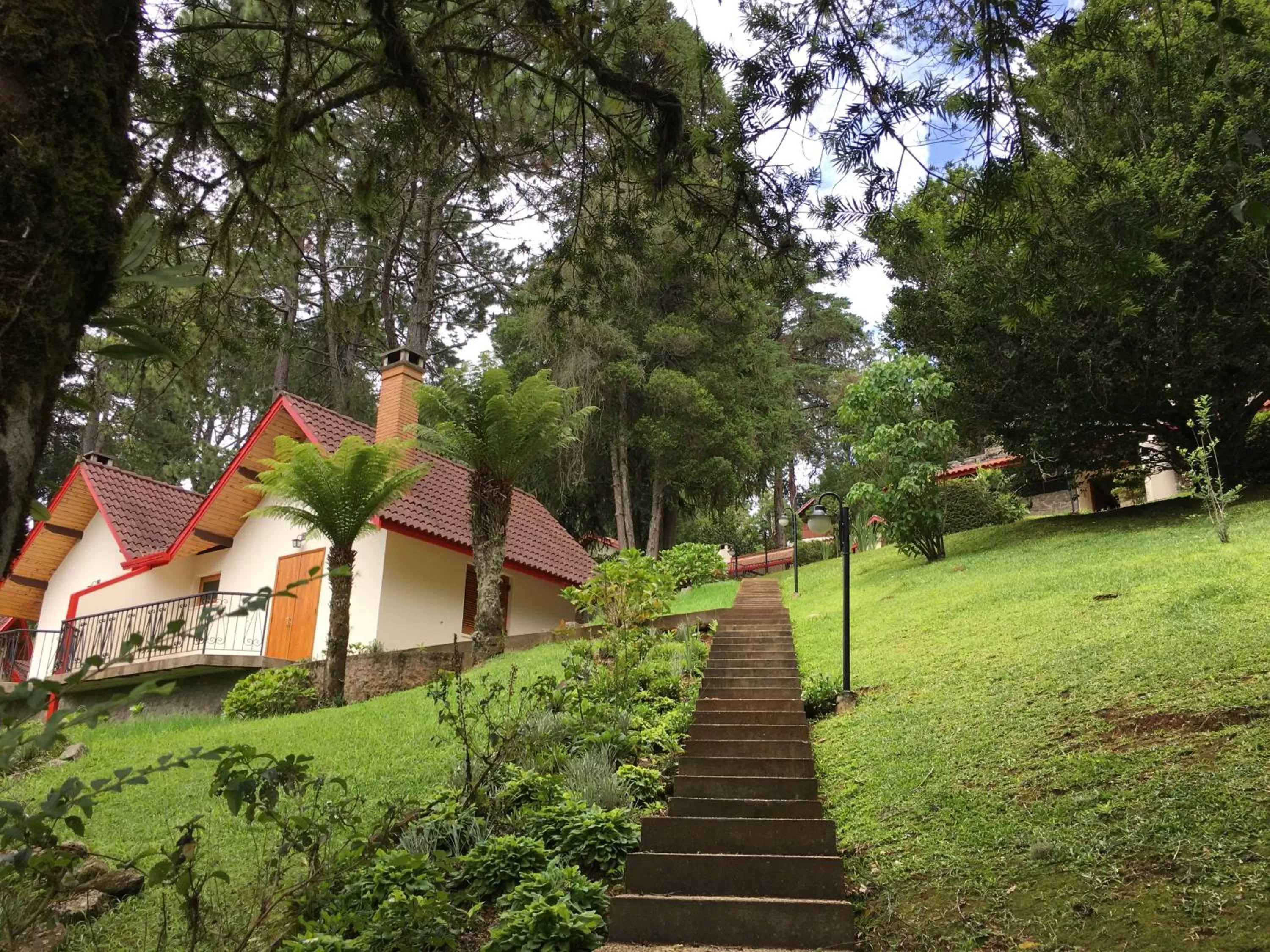 Garden view in Pousada Aguia da Montanha
